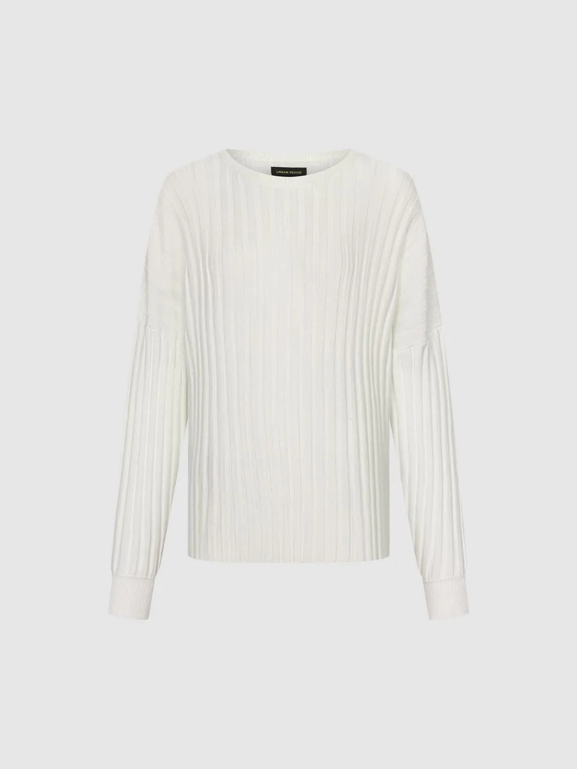 Long Sleeve Knitted T-Shirts sold by Urban Revivo product image thumbnail 4