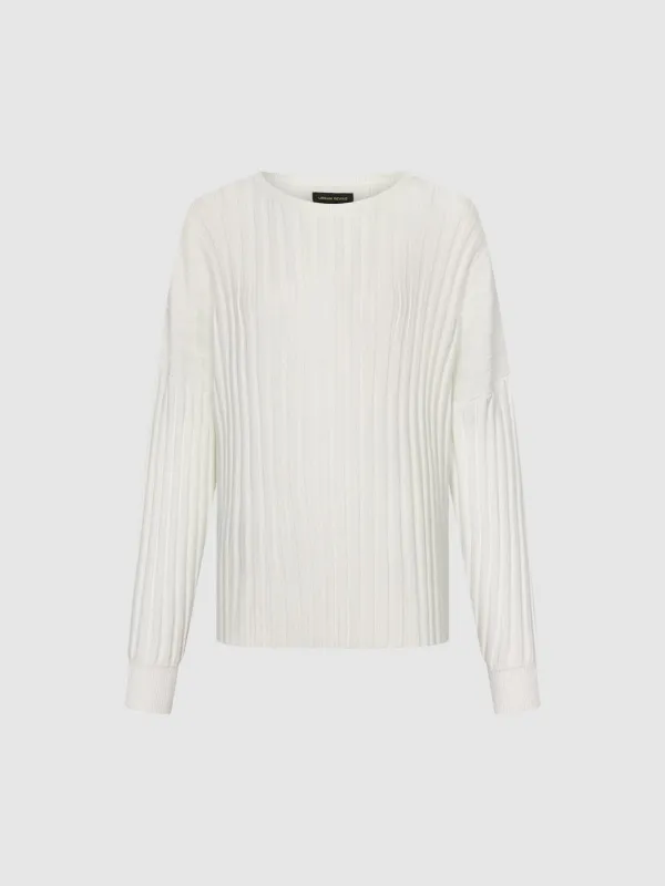 Long Sleeve Knitted T-Shirts sold by Urban Revivo