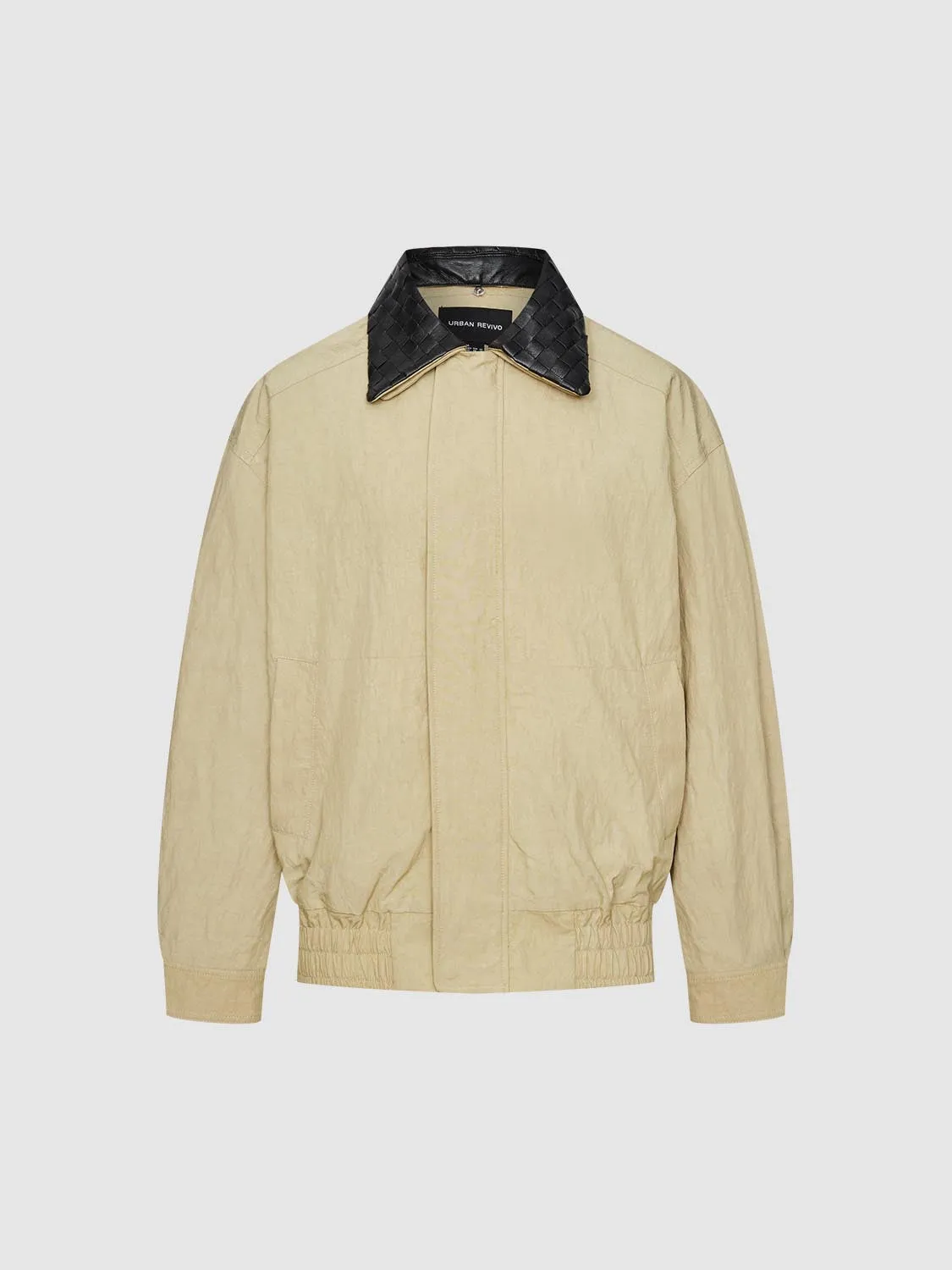 Contrast Collar Bomber Jackets sold by Urban Revivo product image thumbnail 4
