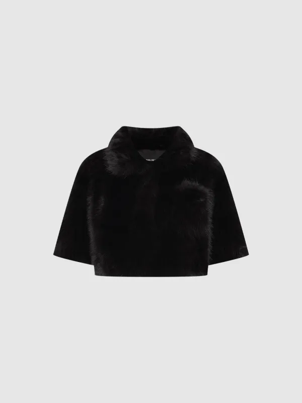 Cropped Faux Fur Jackets sold by Urban Revivo