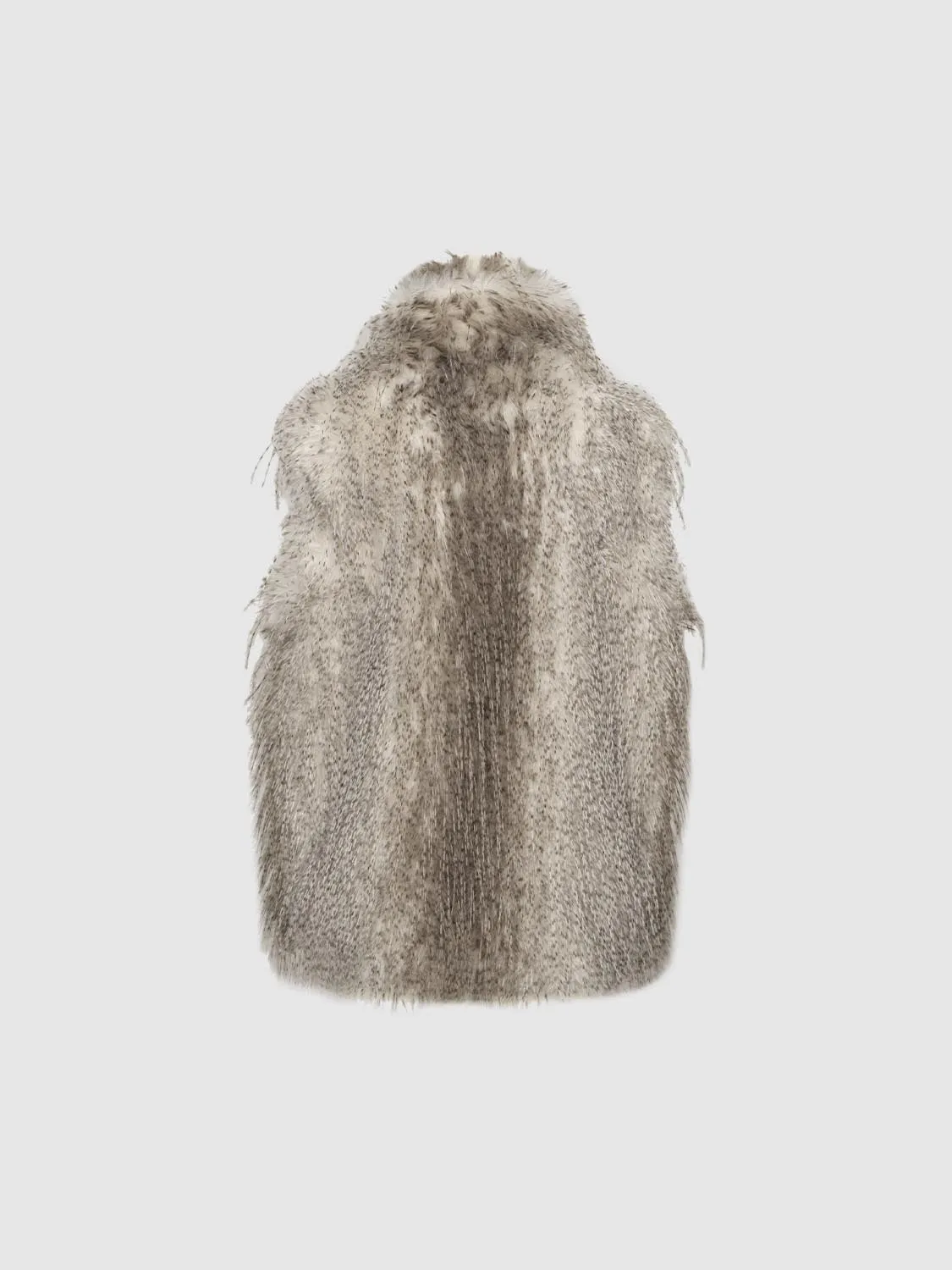 Sleeveless Faux Fur Jackets sold by Urban Revivo product image thumbnail 2