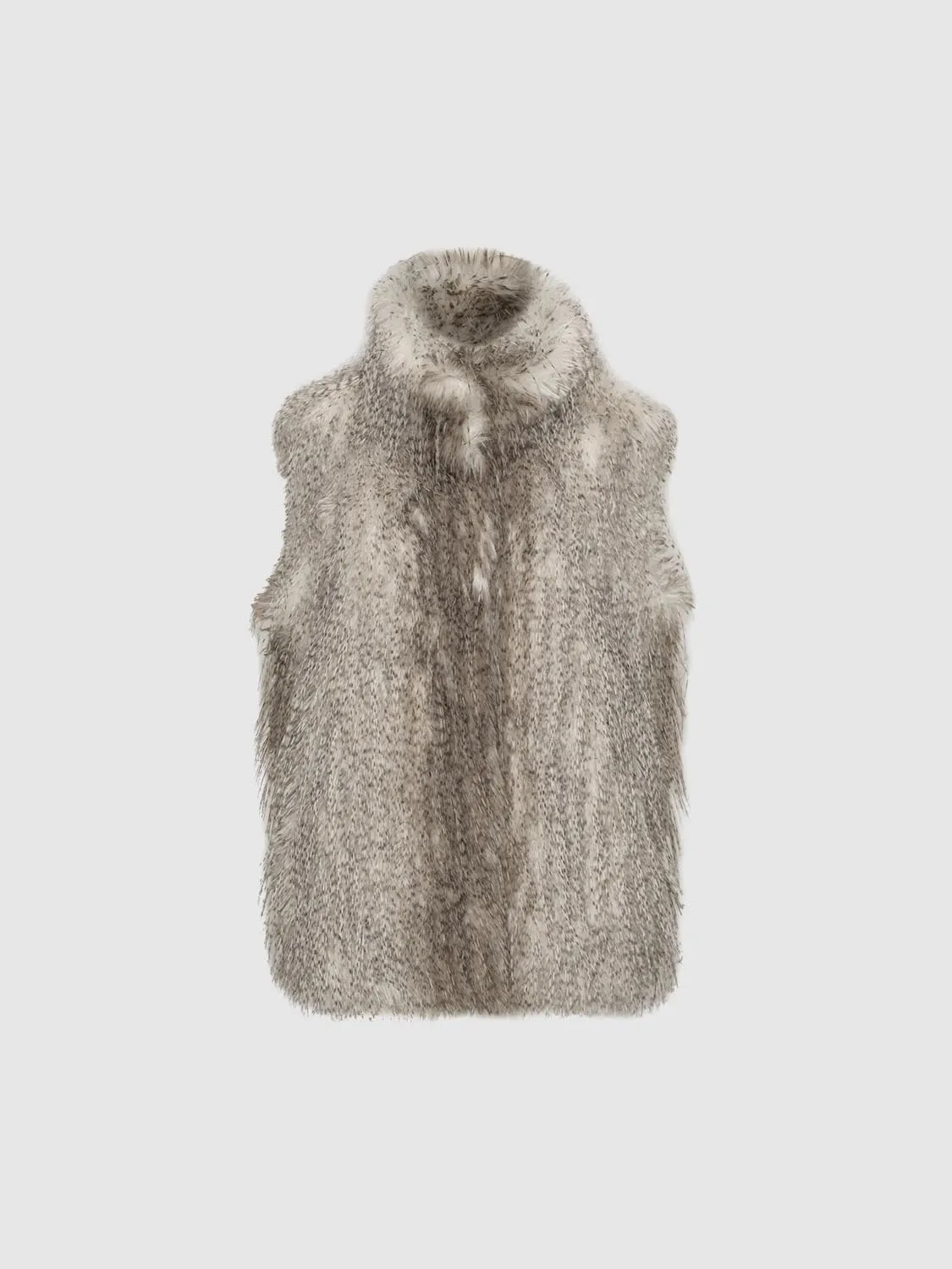 Sleeveless Faux Fur Jackets sold by Urban Revivo