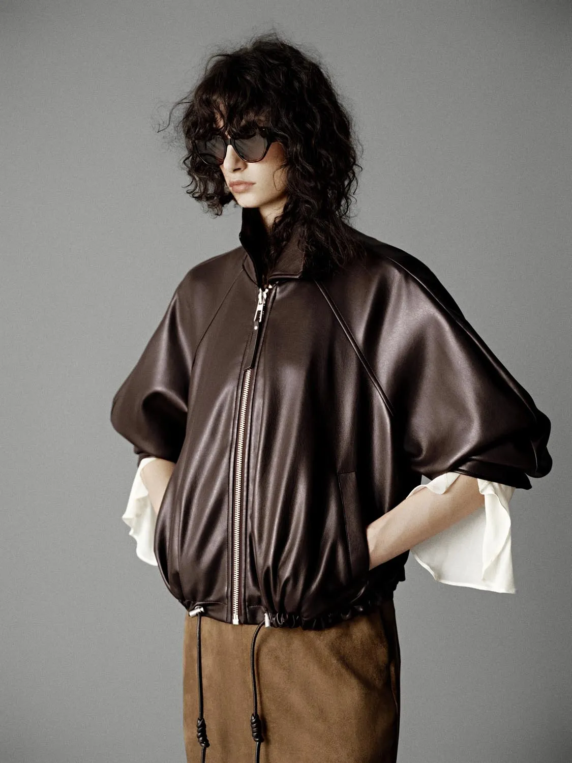 Collared Bomber Jackets sold by Urban Revivo product image thumbnail 2