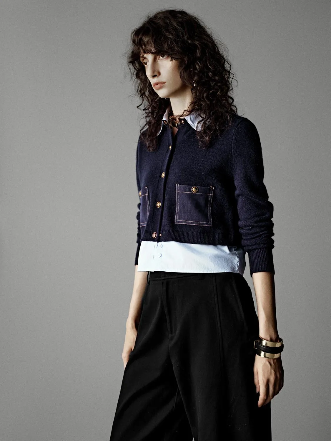 Collared 2 In 1 Knitted Cardigans sold by Urban Revivo product image thumbnail 2