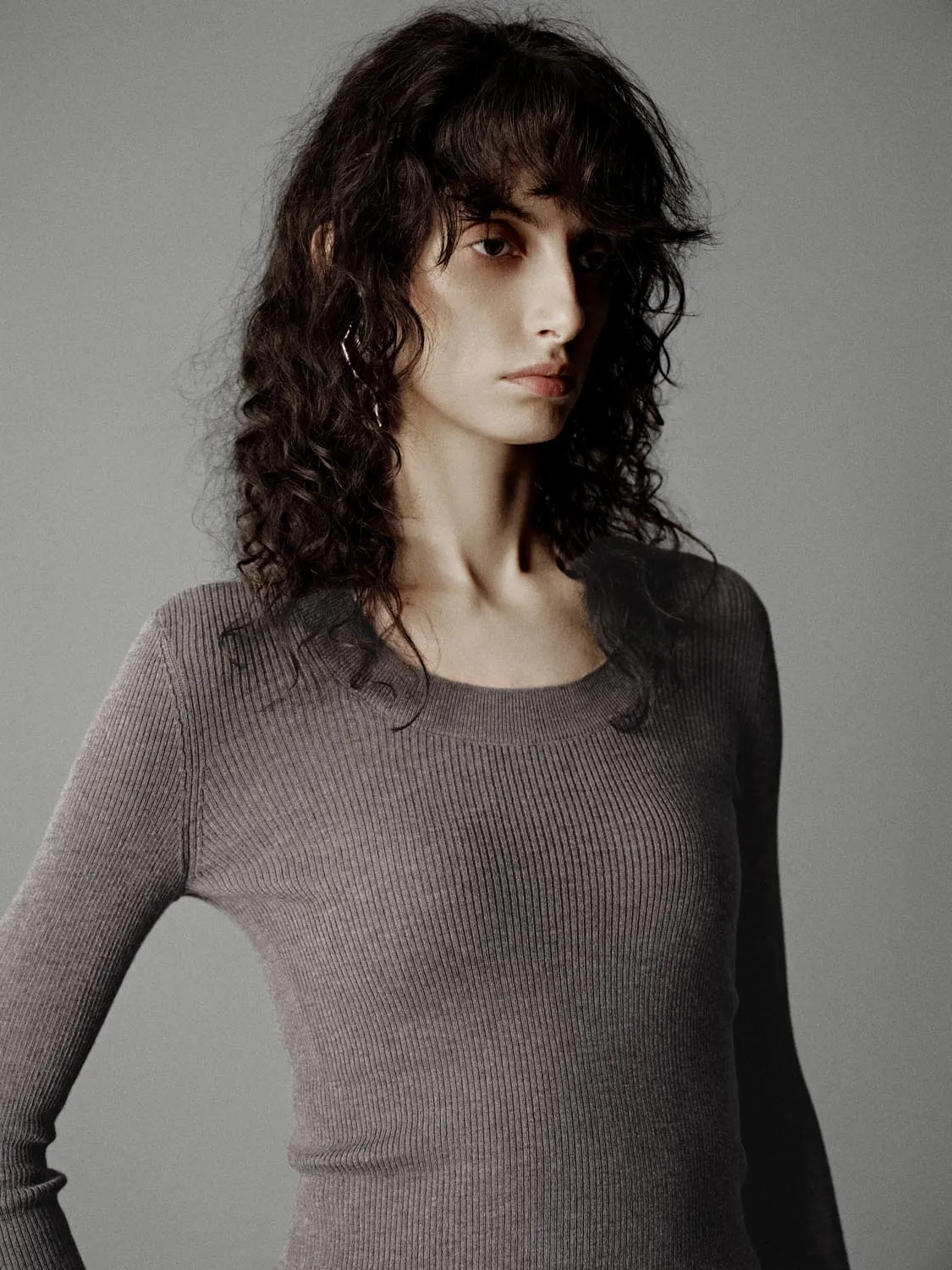 Tailored Long Sleeve Knitted T-Shirts sold by Urban Revivo product image thumbnail 3