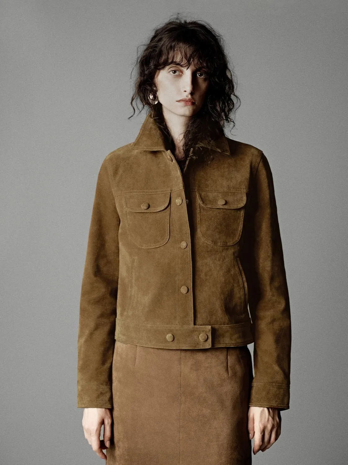 Flap Pockets Vegan Leather Jackets sold by Urban Revivo