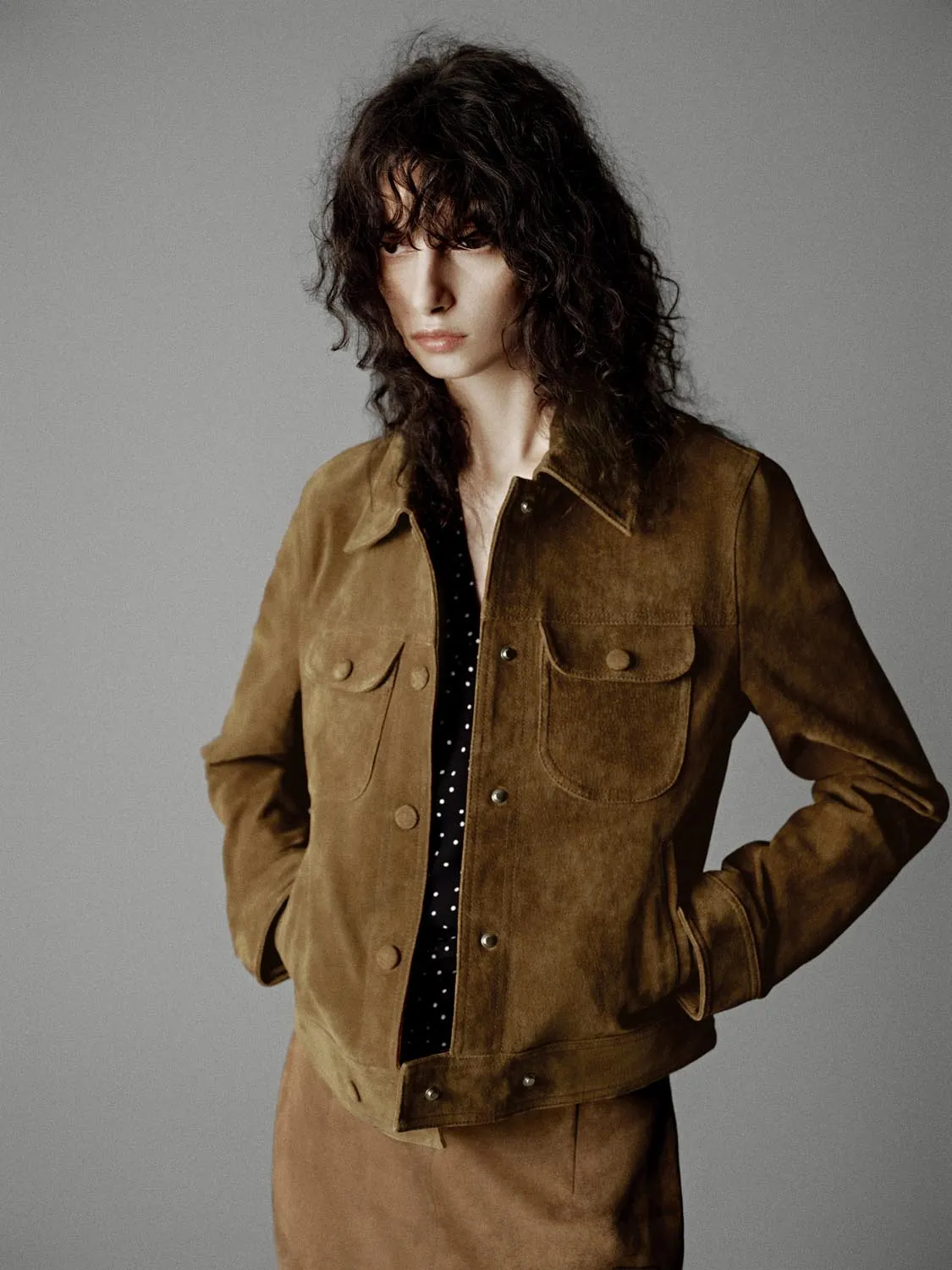 Flap Pockets Vegan Leather Jackets sold by Urban Revivo product image thumbnail 2