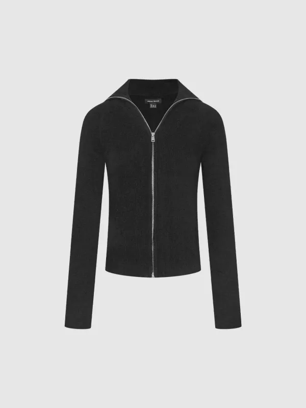 Full Zip Slim Knitted Cardigans sold by Urban Revivo