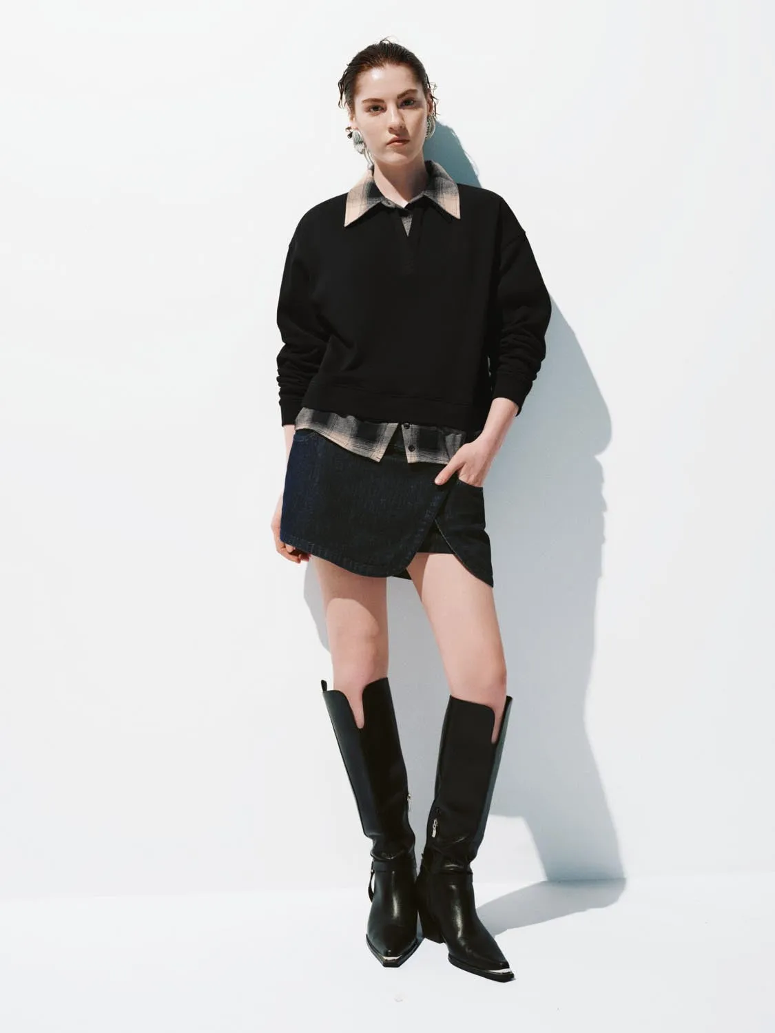 2 In 1 Check Polo Shirts sold by Urban Revivo product image thumbnail 5