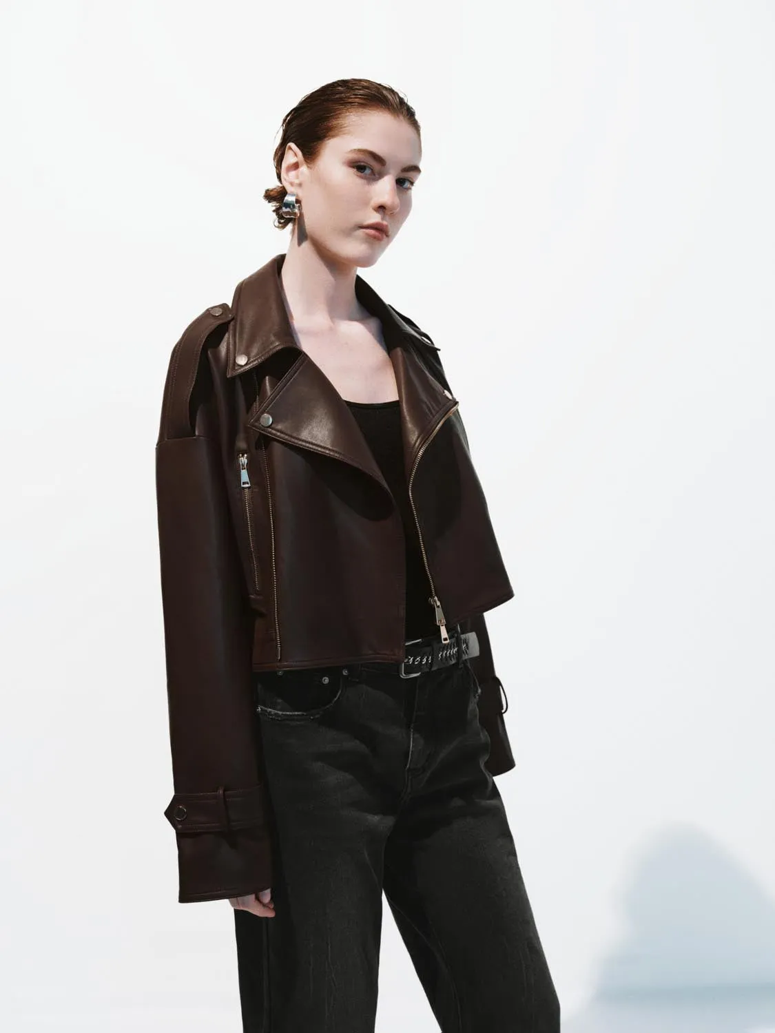 Zip Detail Wrap Front Jackets sold by Urban Revivo product image thumbnail 2