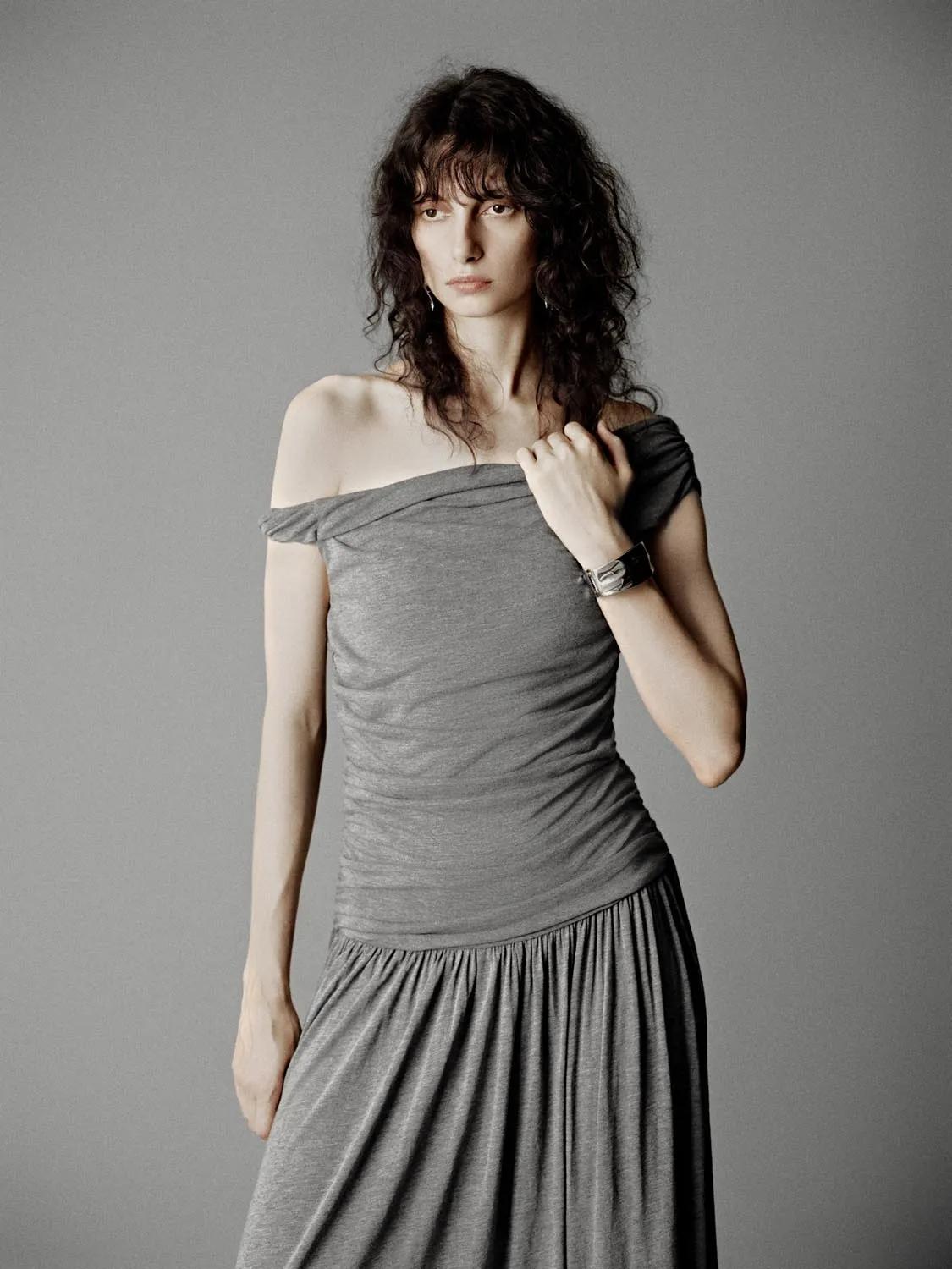 Ruched Sleeveless A-Line Midi Dresses sold by Urban Revivo product image thumbnail 5
