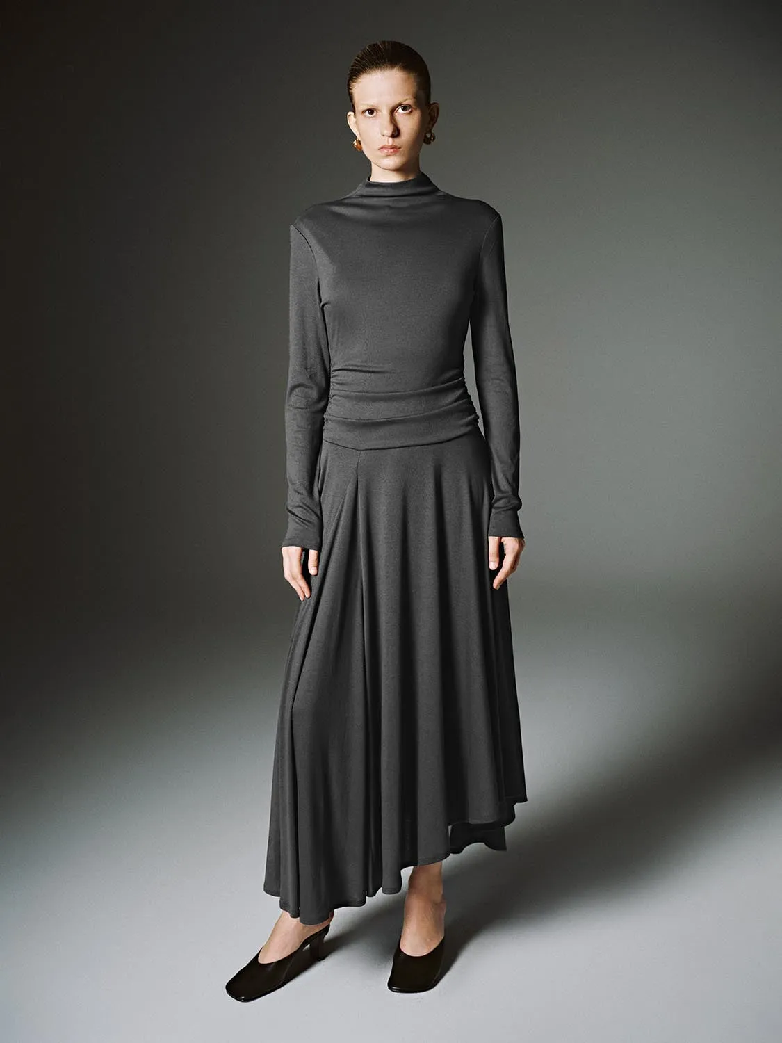 High Neck A-Line Midi Dresses sold by Urban Revivo