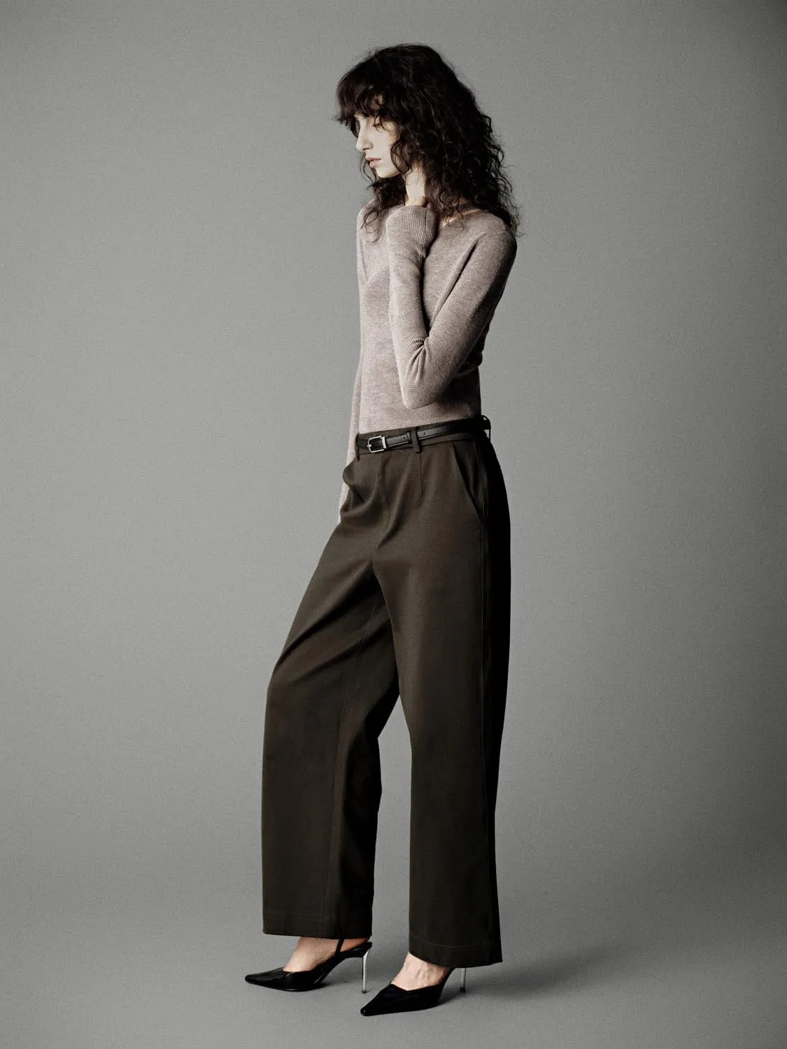 Ribbed Long Sleeve Knitted T-Shirts sold by Urban Revivo product image thumbnail 5