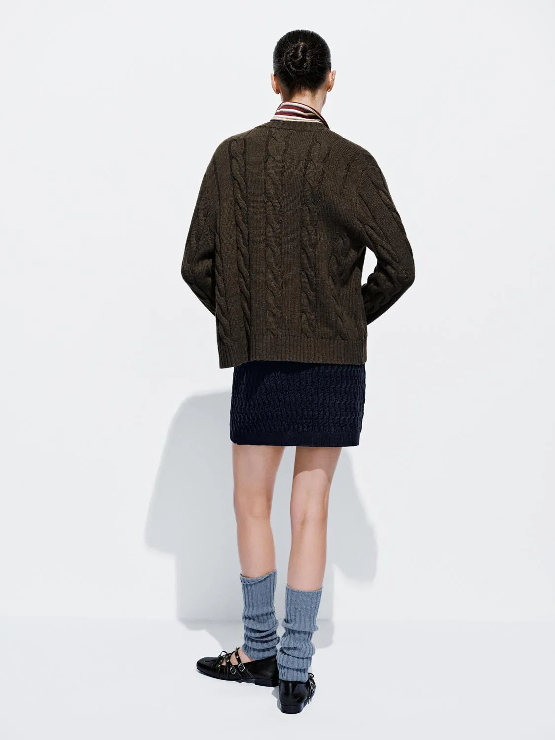 Pull On Knitted Mini Skirts sold by Urban Revivo product image thumbnail 4