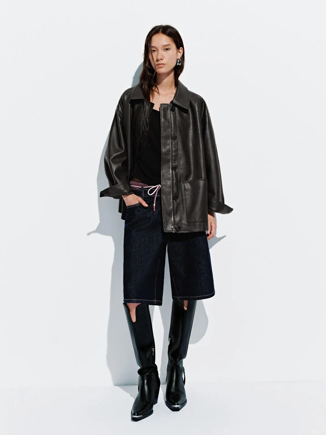 Vegan Leather Jackets sold by Urban Revivo product image thumbnail 5