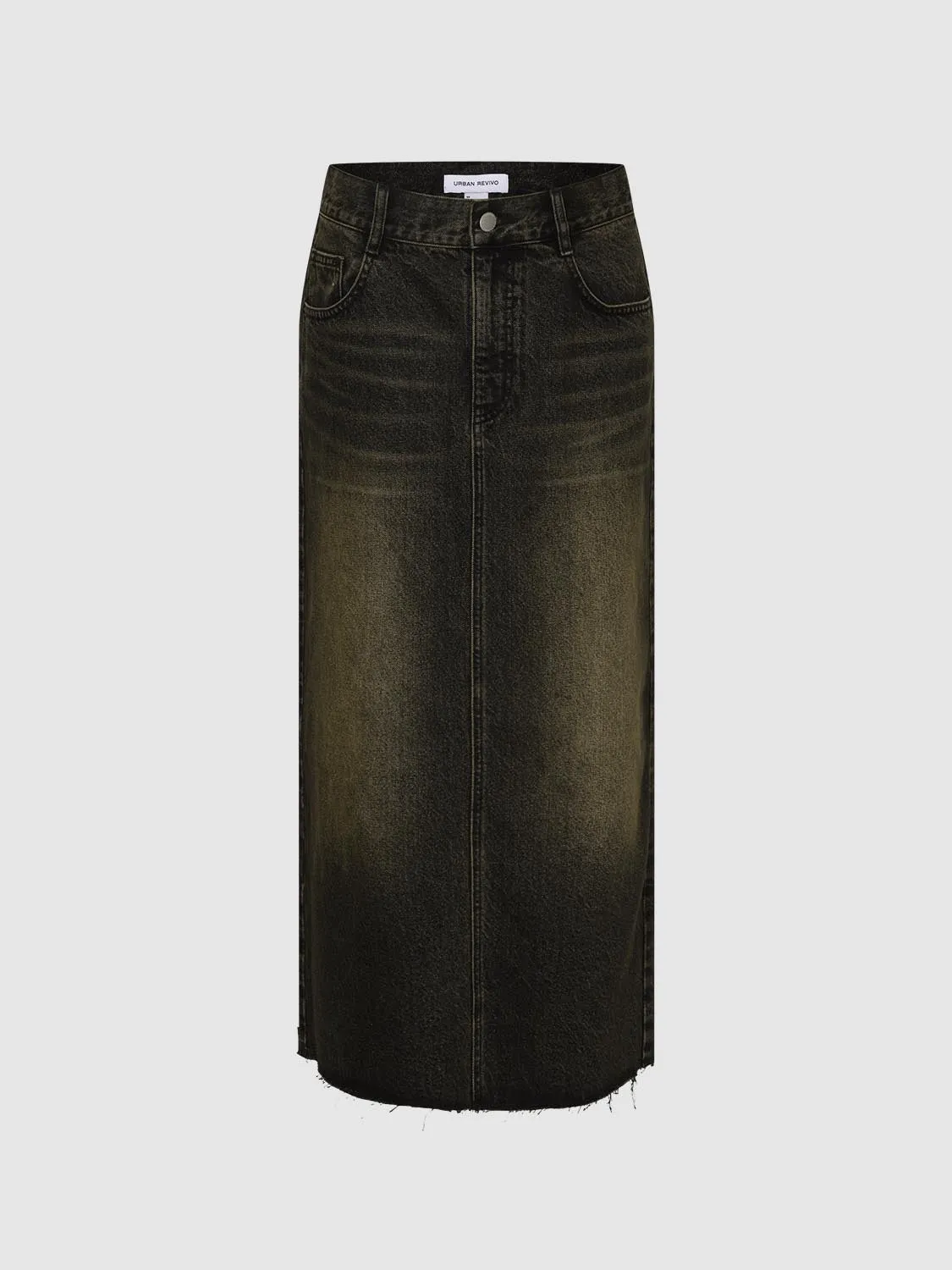 Denim Midi Skirts sold by Urban Revivo product image thumbnail 4