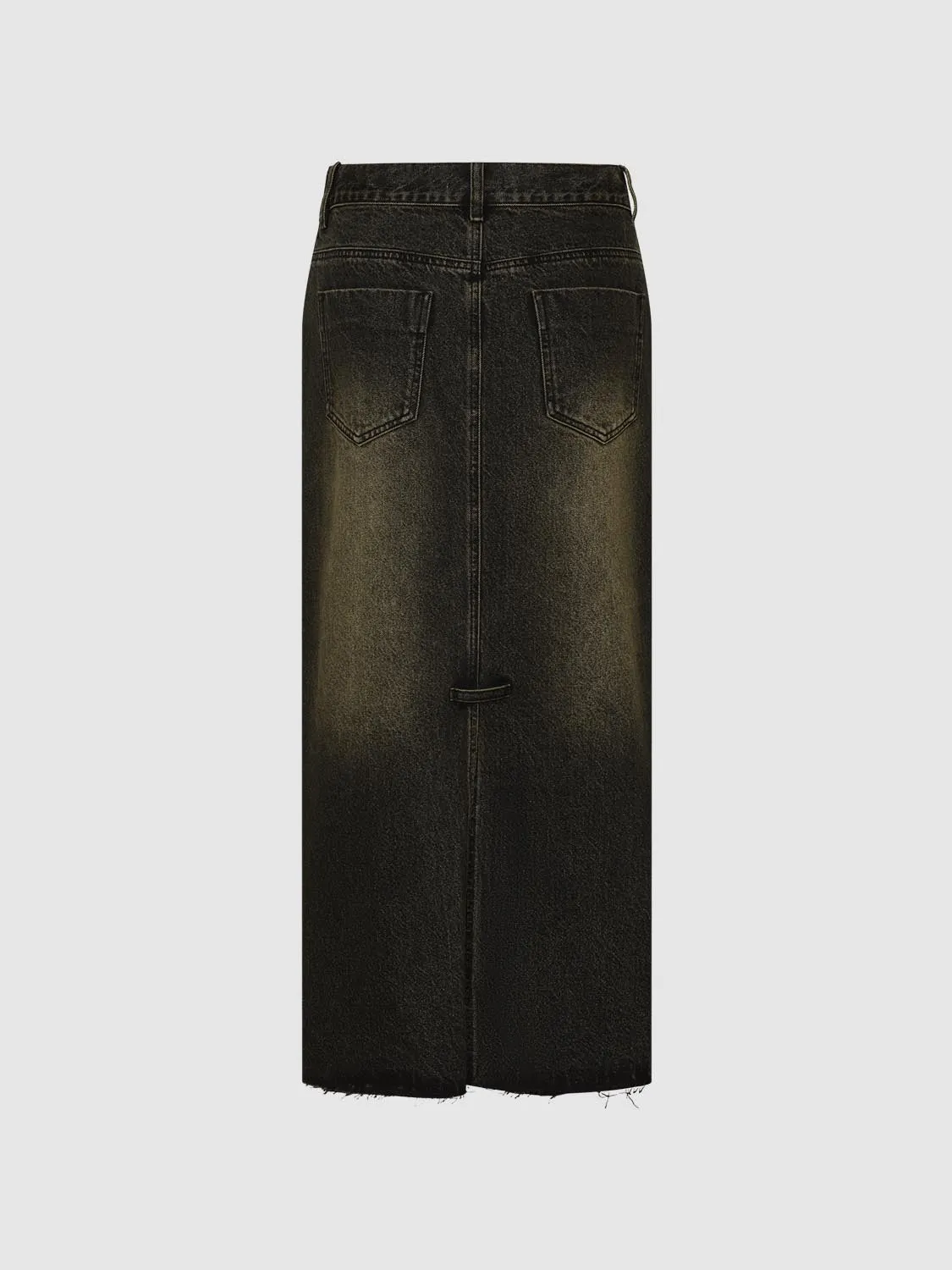 Denim Midi Skirts sold by Urban Revivo product image thumbnail 2