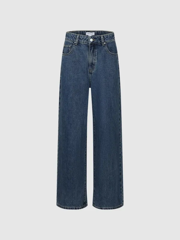 Wide Leg Jeans sold by Urban Revivo