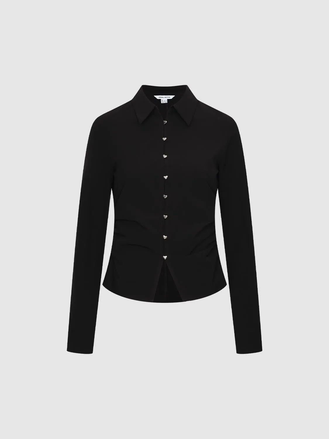 Ruched Slim Fit Shirts sold by Urban Revivo product image thumbnail 4