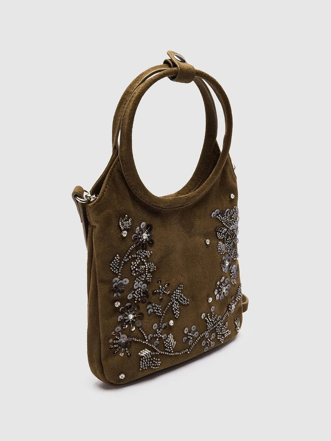Floral Beaded Handle Shoulder Bags sold by Urban Revivo product image thumbnail 3