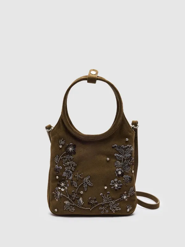Floral Beaded Handle Shoulder Bags sold by Urban Revivo