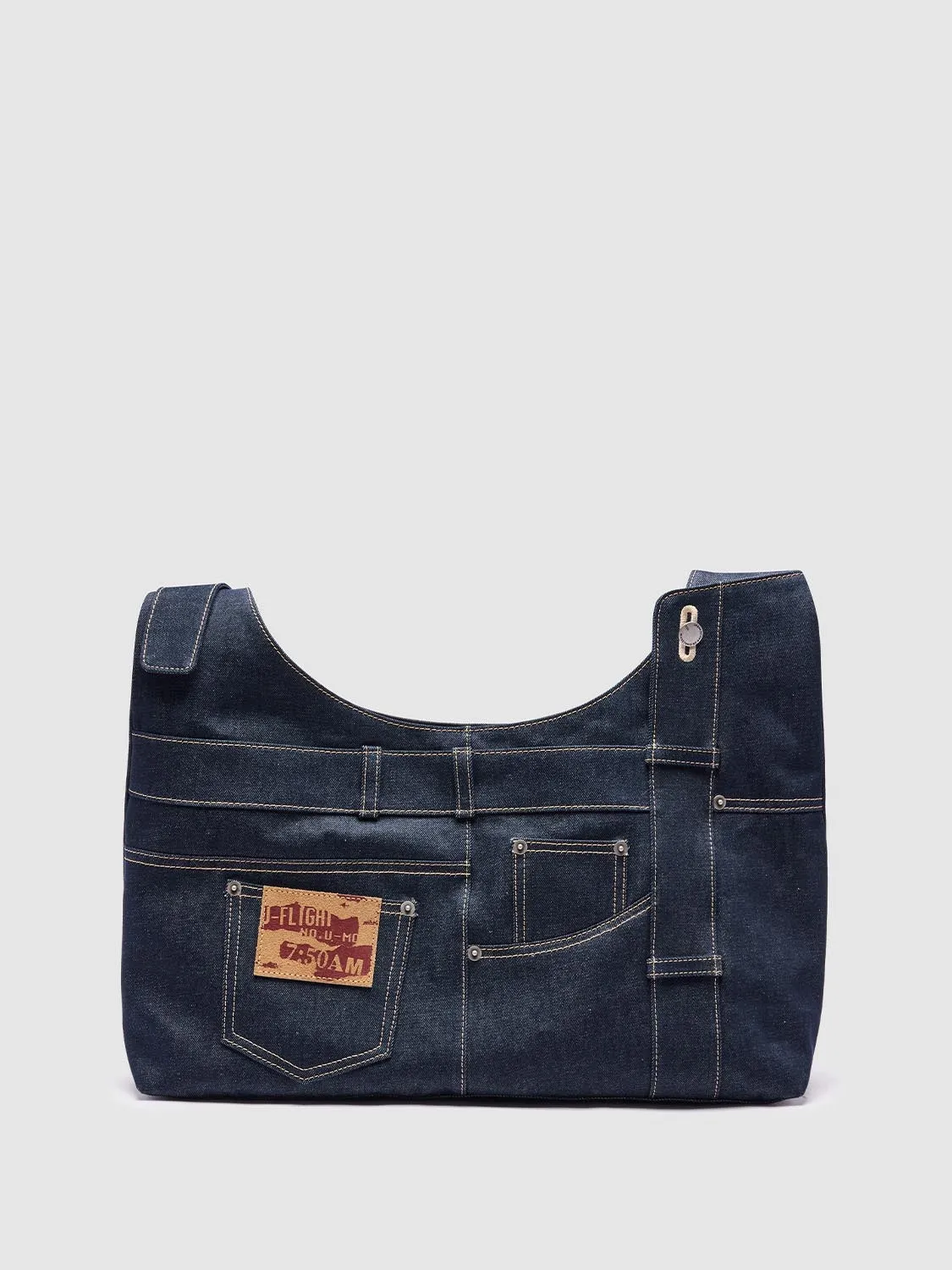 Buckled Denim Shoulder Bags sold by Urban Revivo