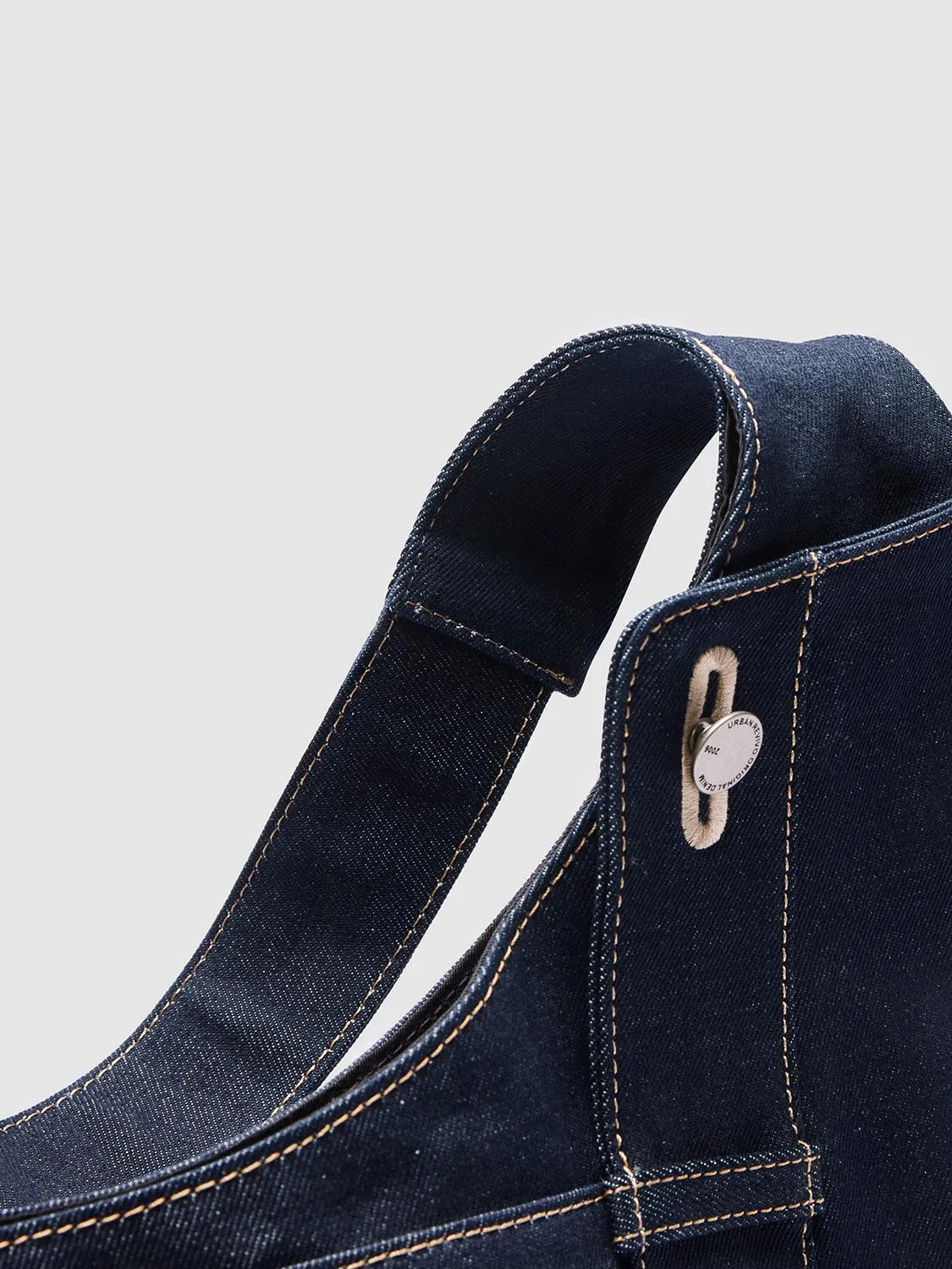 Buckled Denim Shoulder Bags sold by Urban Revivo product image thumbnail 4