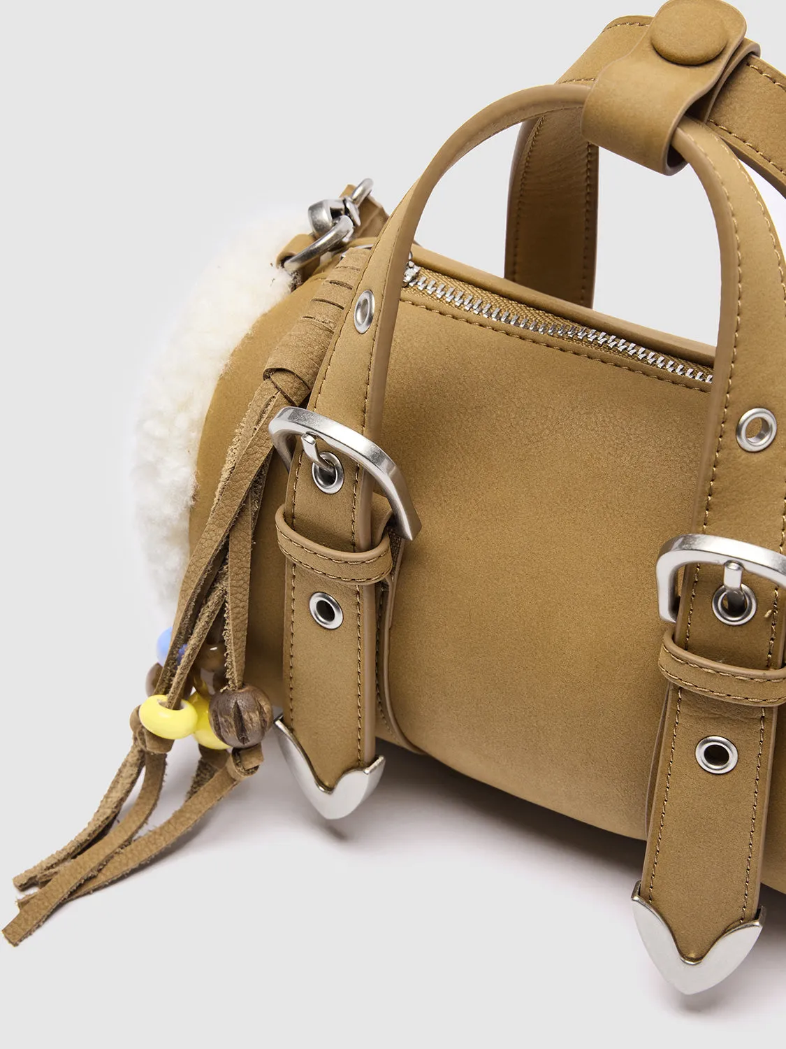 Buckled Fleece Trim Shoulder Bags sold by Urban Revivo product image thumbnail 5