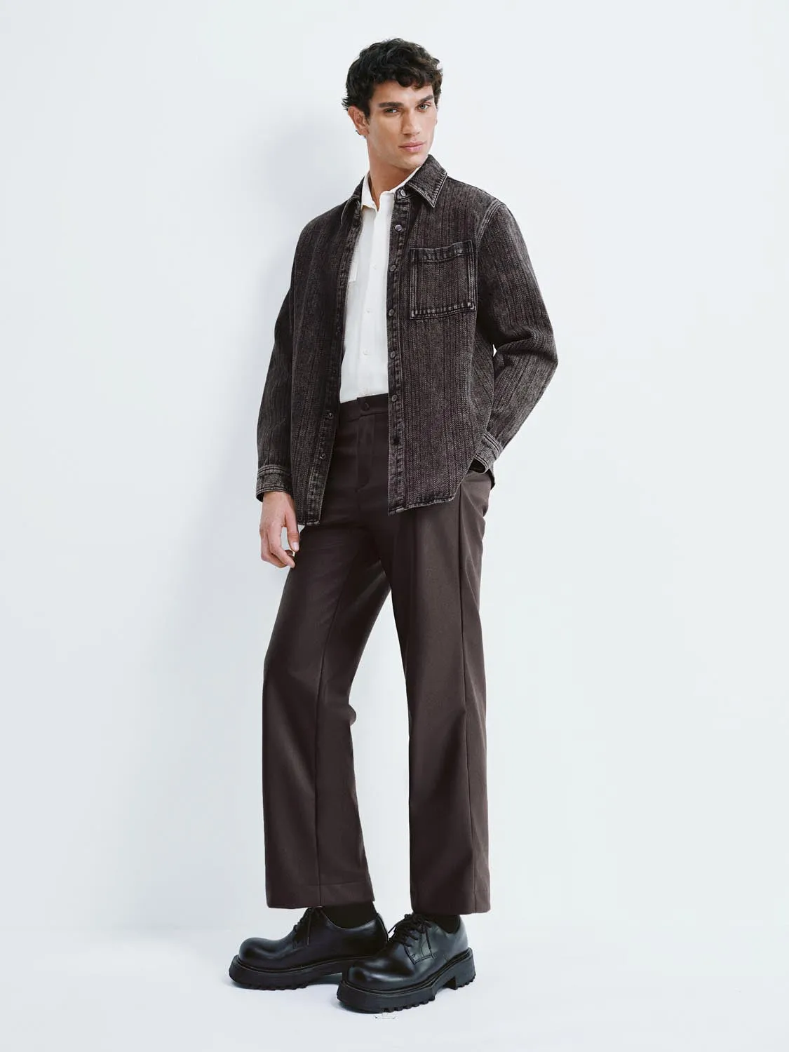 Patch Pocket Denim Shirts sold by Urban Revivo product image thumbnail 5