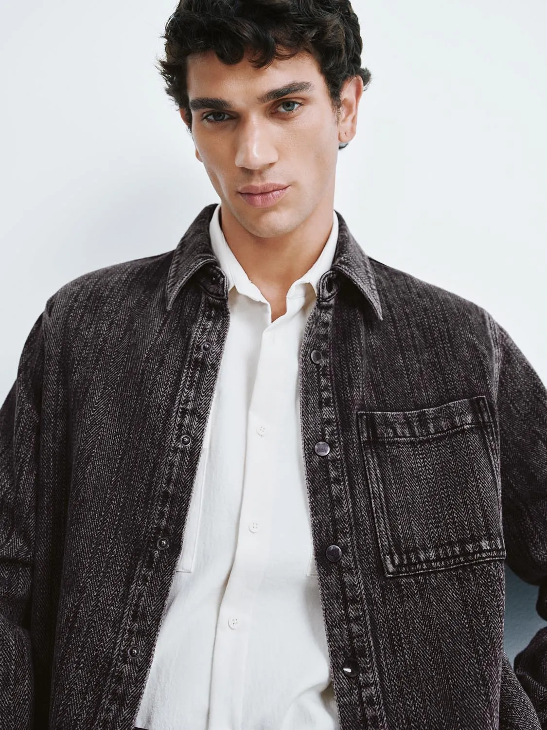 Patch Pocket Denim Shirts sold by Urban Revivo product image thumbnail 3