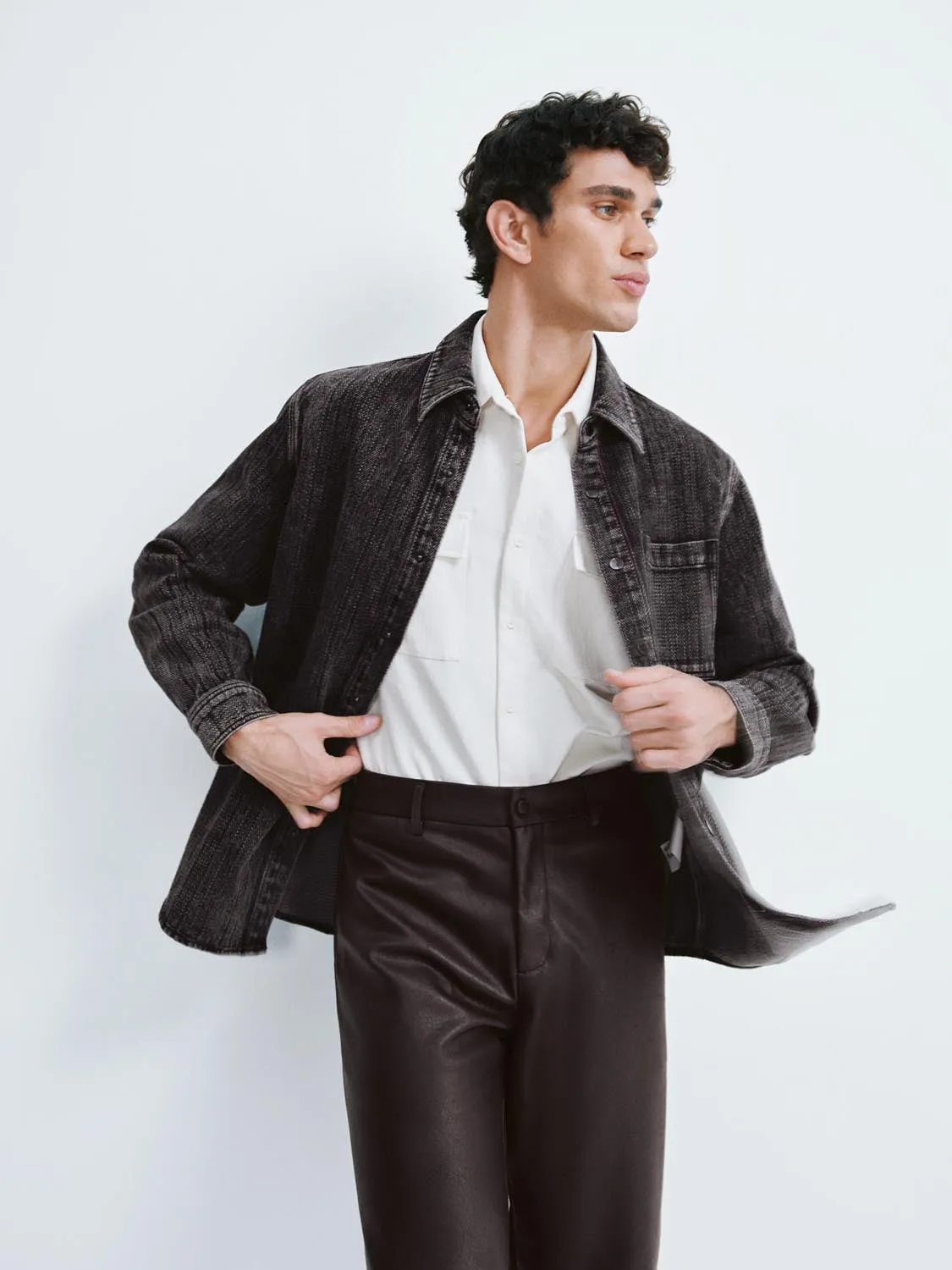 Patch Pocket Denim Shirts sold by Urban Revivo product image thumbnail 2