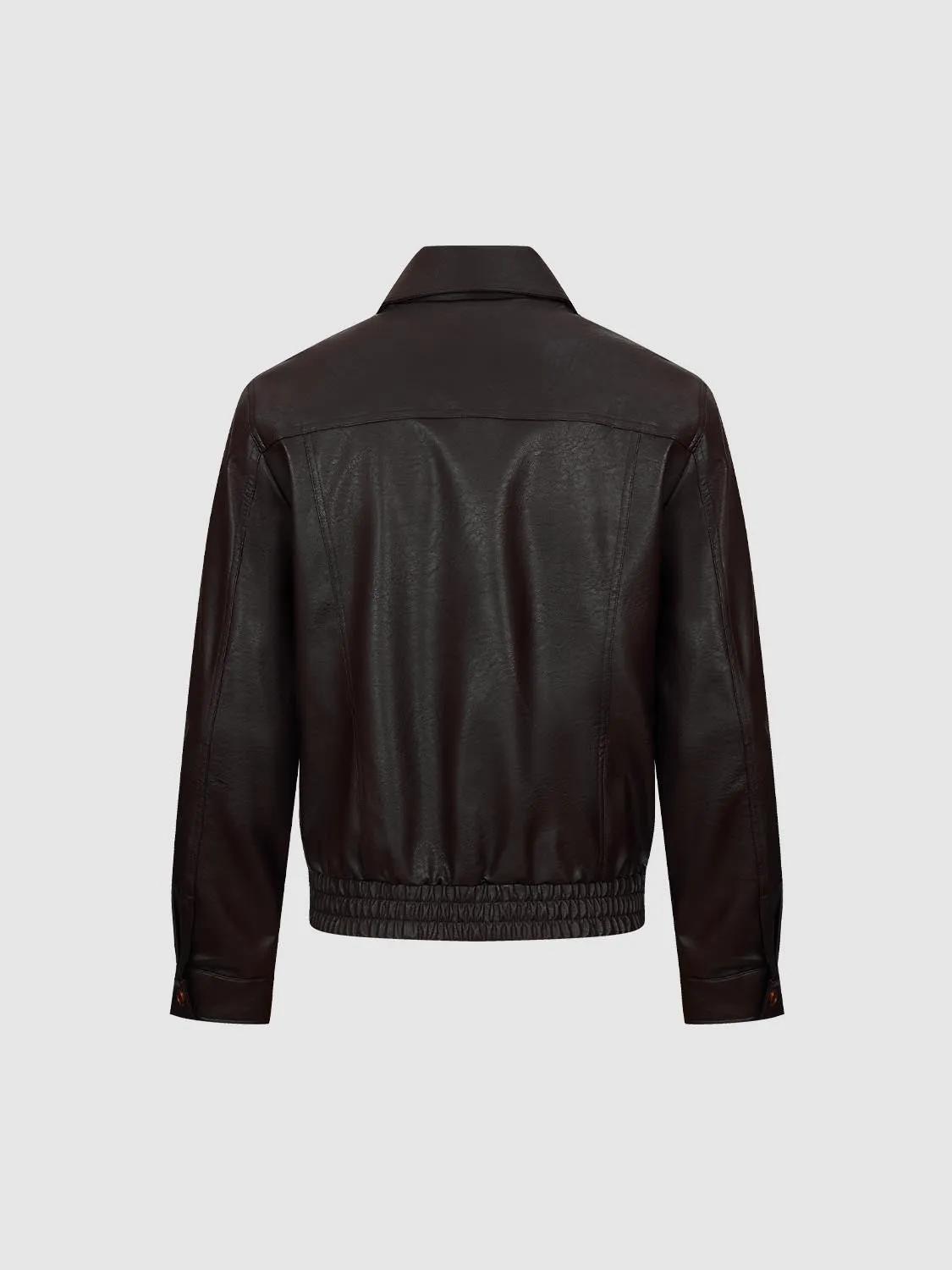 Vegan Leather Bomber Jackets sold by Urban Revivo product image thumbnail 2