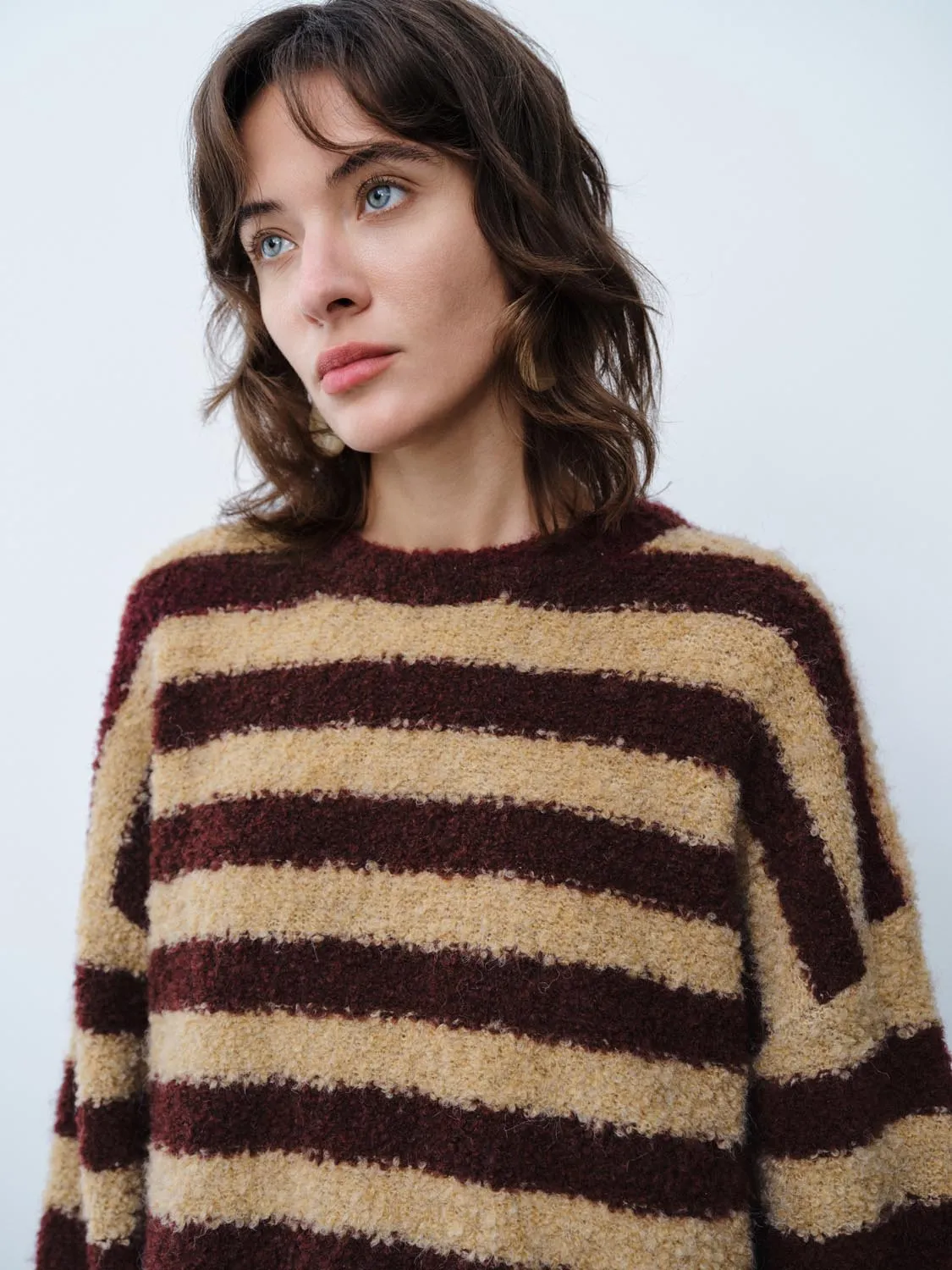 Striped Long Sleeve Knitted T-Shirts sold by Urban Revivo product image thumbnail 3