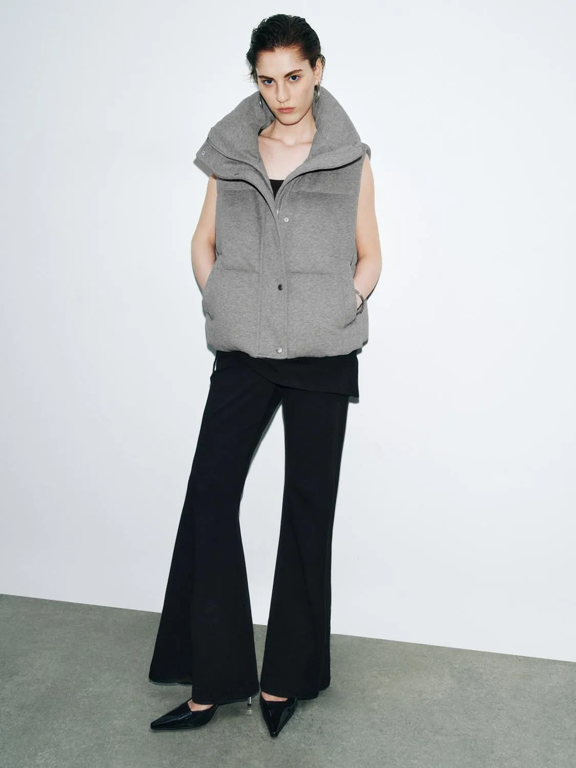 High Neck Padded Vest sold by Urban Revivo product image thumbnail 5