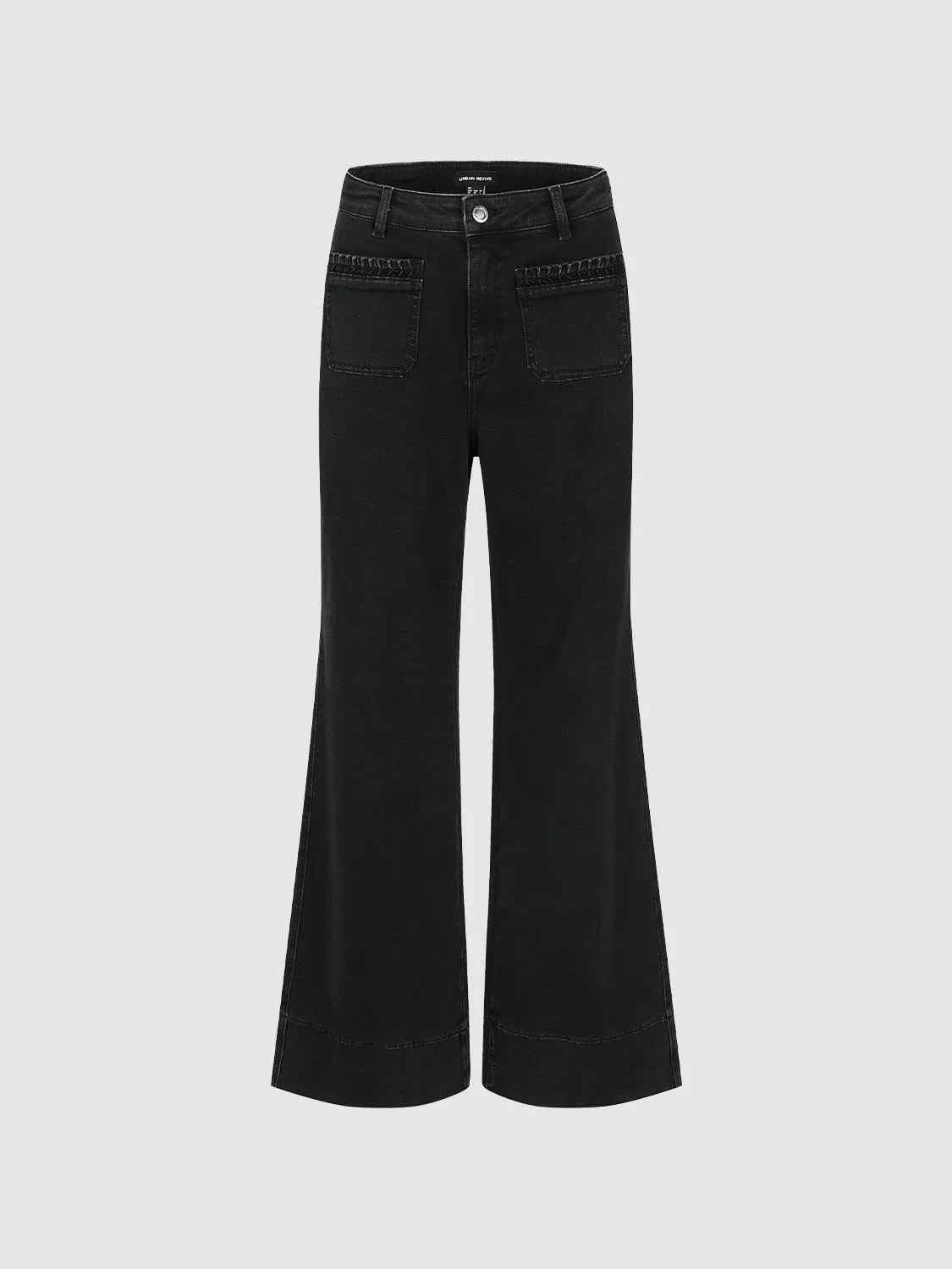 Patch Pockets Flare Leg Jeans sold by Urban Revivo product image thumbnail 2