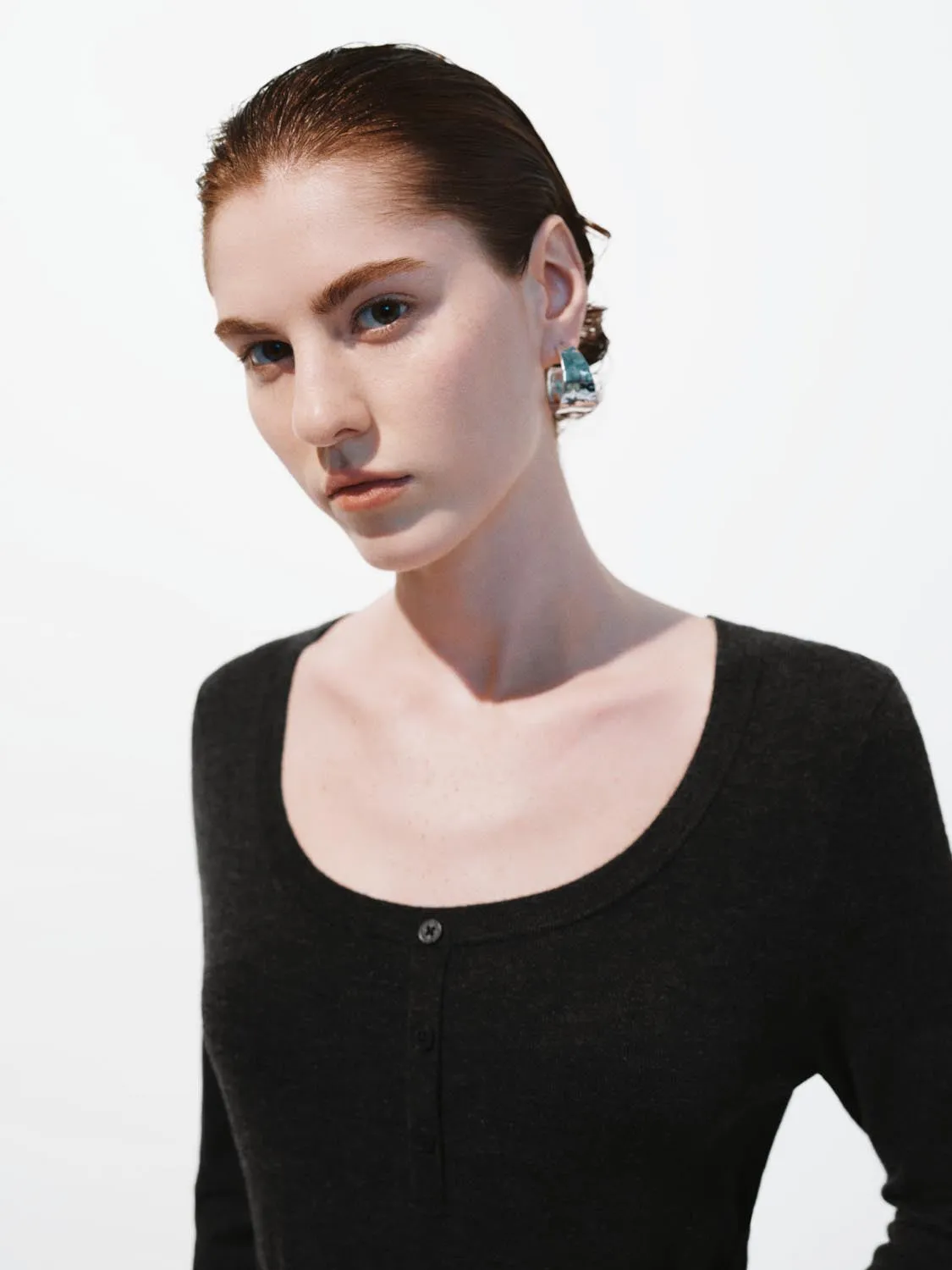 Long Sleeve Knitted Midi Dresses sold by Urban Revivo product image thumbnail 3