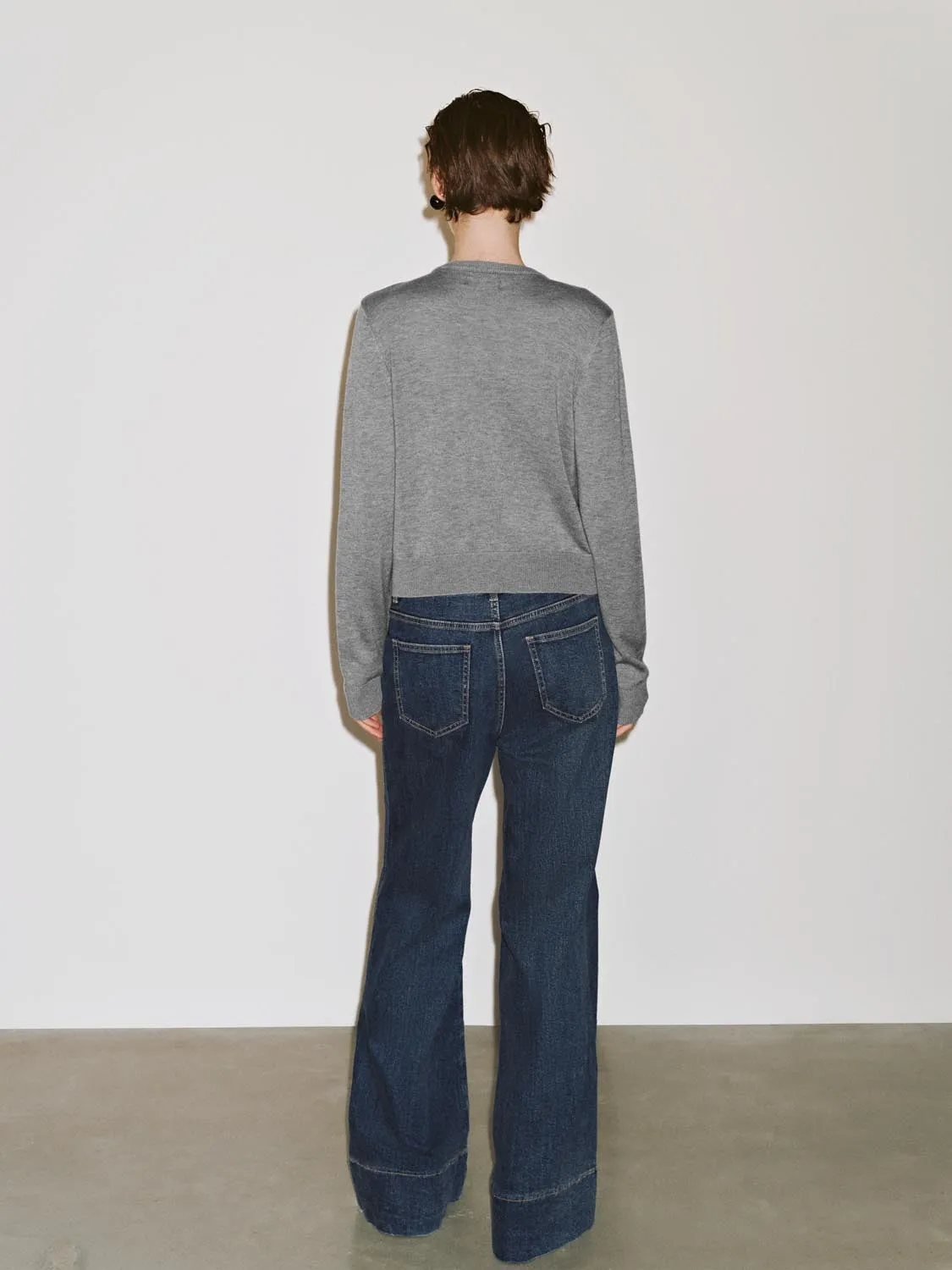 Patch Pocket Flare Leg Jeans sold by Urban Revivo product image thumbnail 4