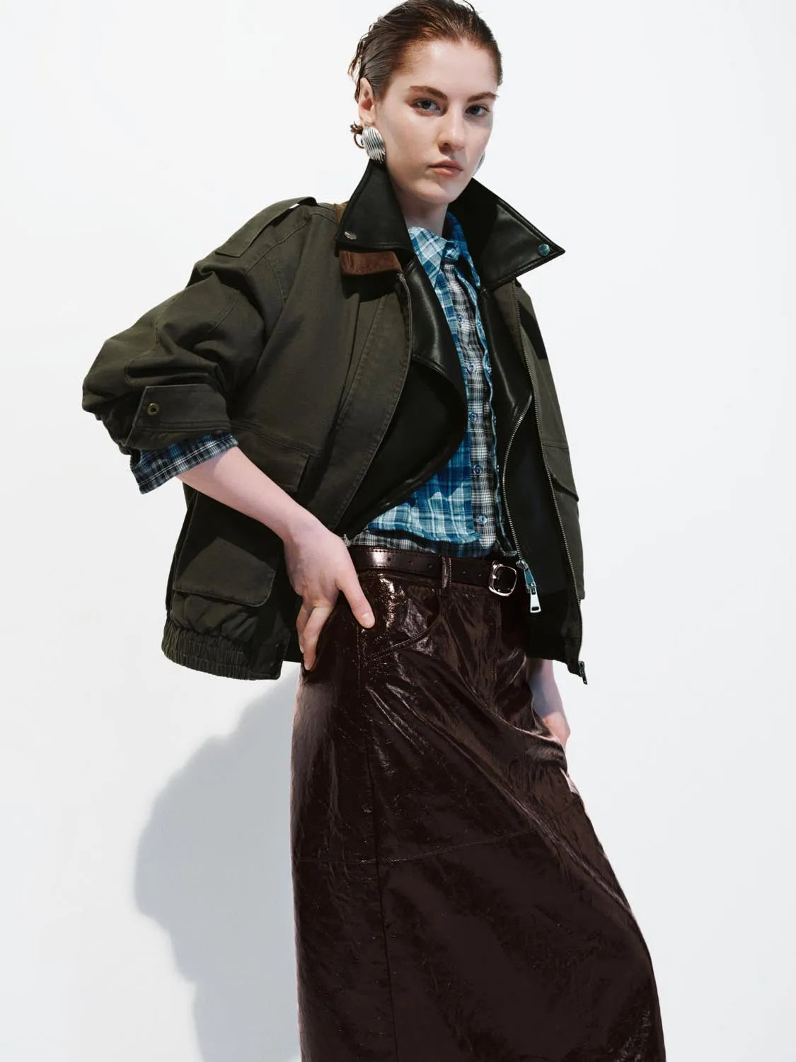 Flap Pockets Bomber Jackets sold by Urban Revivo product image thumbnail 2