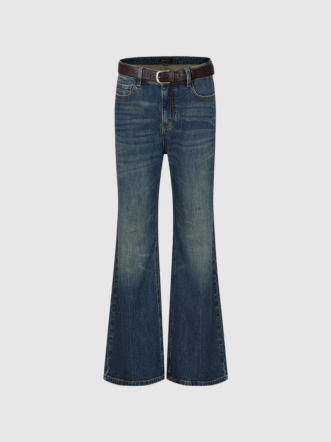 Belted Gradient Flare Jeans sold by Urban Revivo product image thumbnail 2