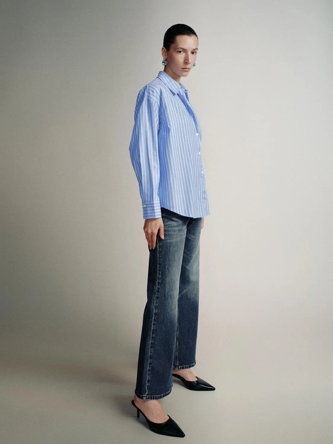 Striped Loose Fit Shirts sold by Urban Revivo product image thumbnail 5