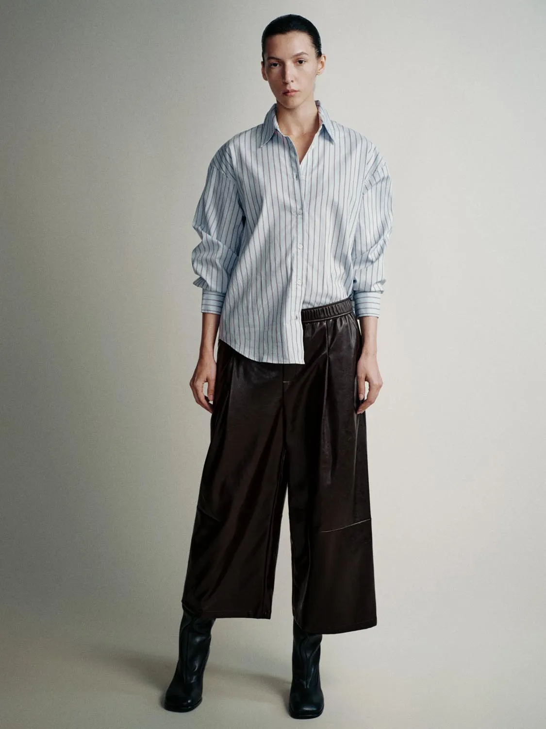 Striped Loose Fit Shirts sold by Urban Revivo product image thumbnail 4