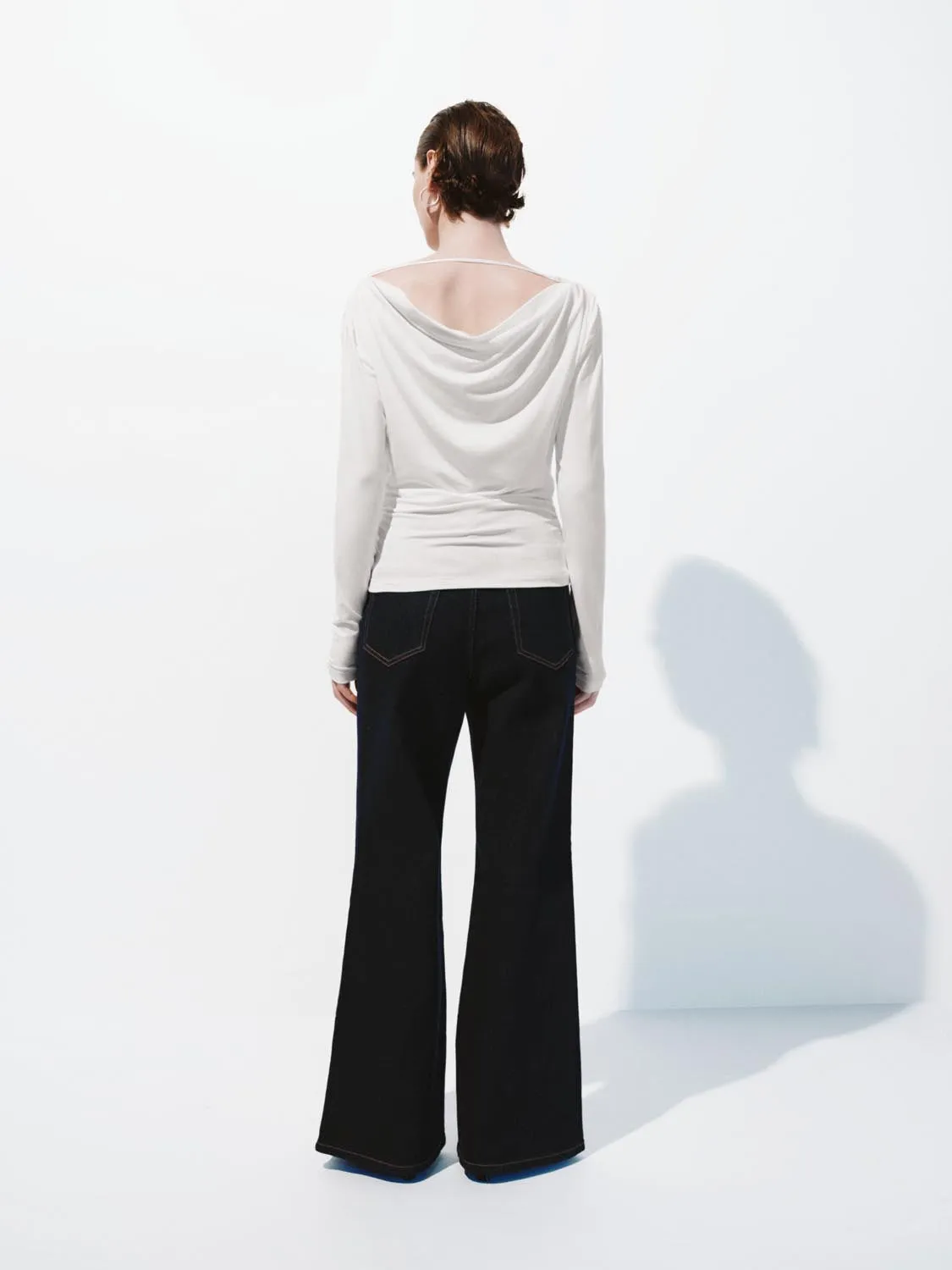 Ruched Long Sleeve T-Shirts sold by Urban Revivo product image thumbnail 5