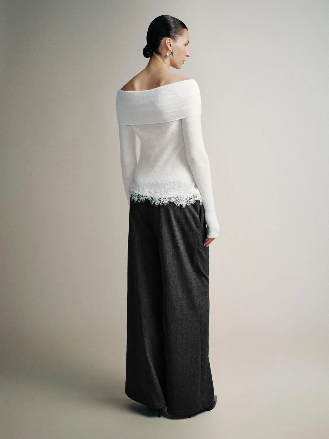 Pull On Wide Leg Pants sold by Urban Revivo product image thumbnail 4