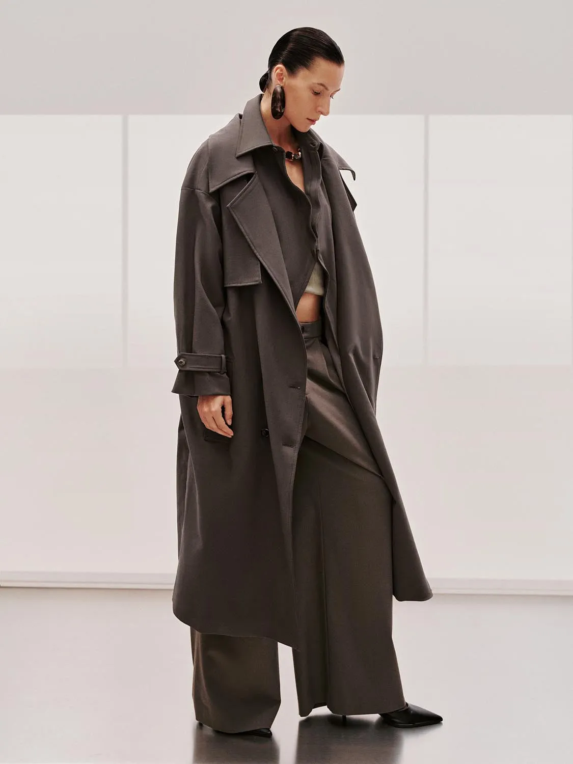2 In 1 Oversize Trench Coats sold by Urban Revivo product image thumbnail 4