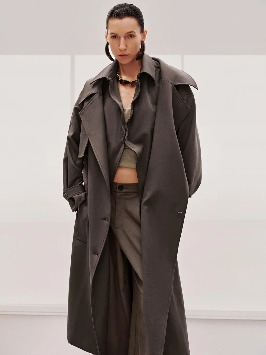 2 In 1 Oversize Trench Coats sold by Urban Revivo product image thumbnail 5