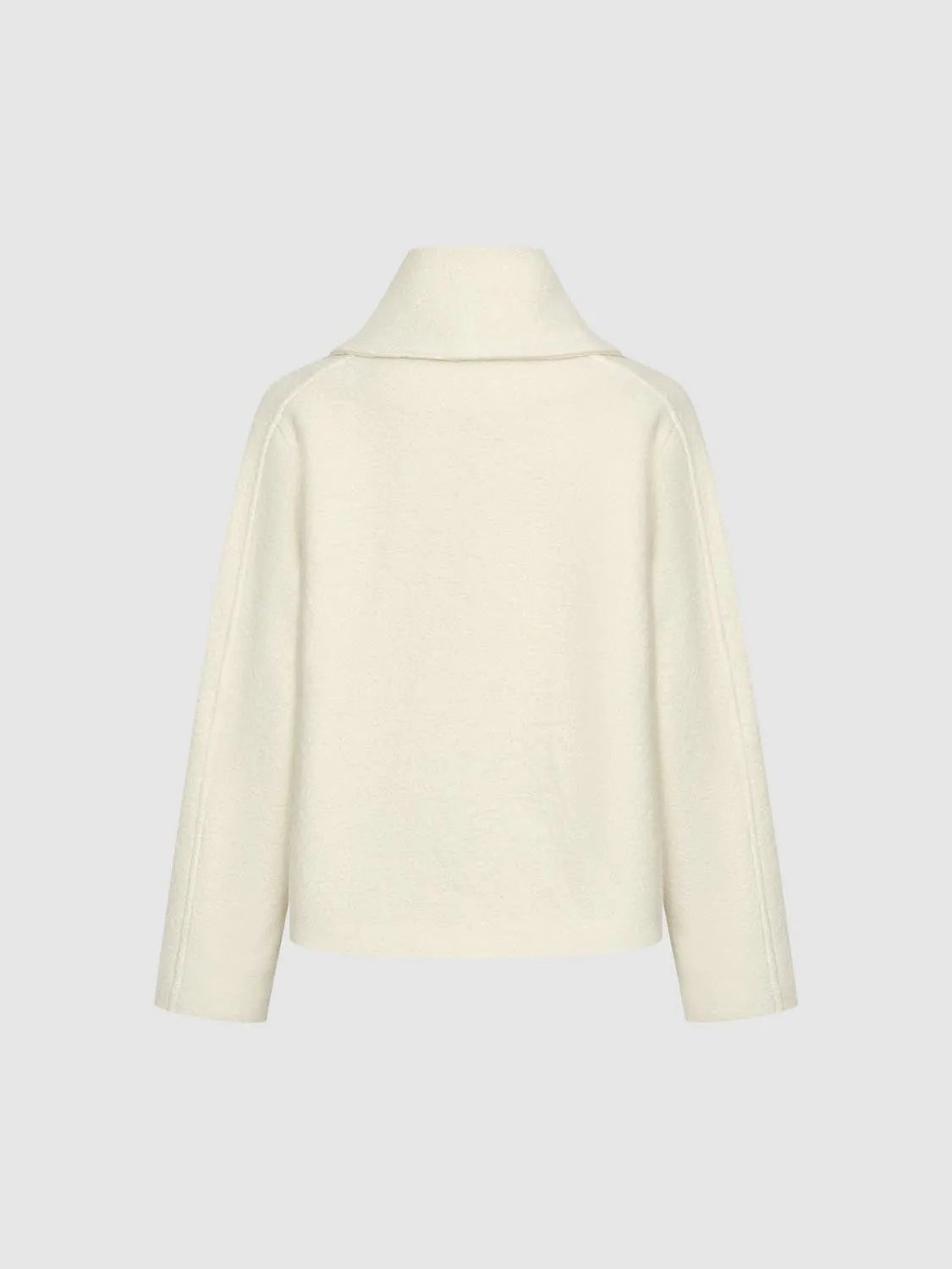 Scarf Oversize Pile Wool Blend Jackets sold by Urban Revivo product image thumbnail 2