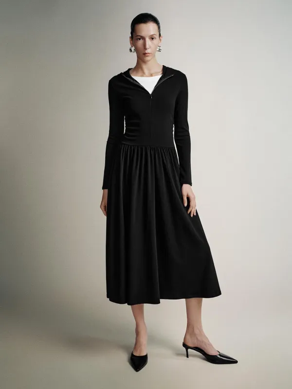 Long Sleeve A-Line Maxi Dresses sold by Urban Revivo