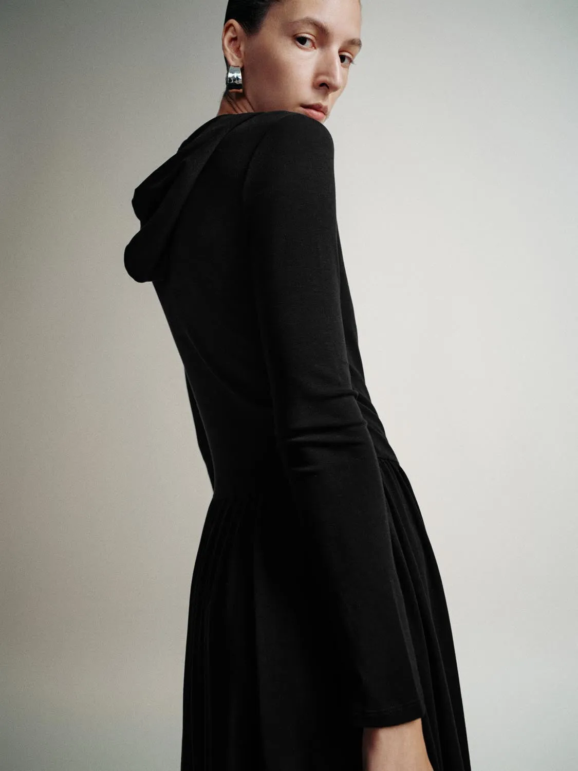 Long Sleeve A-Line Maxi Dresses sold by Urban Revivo product image thumbnail 5