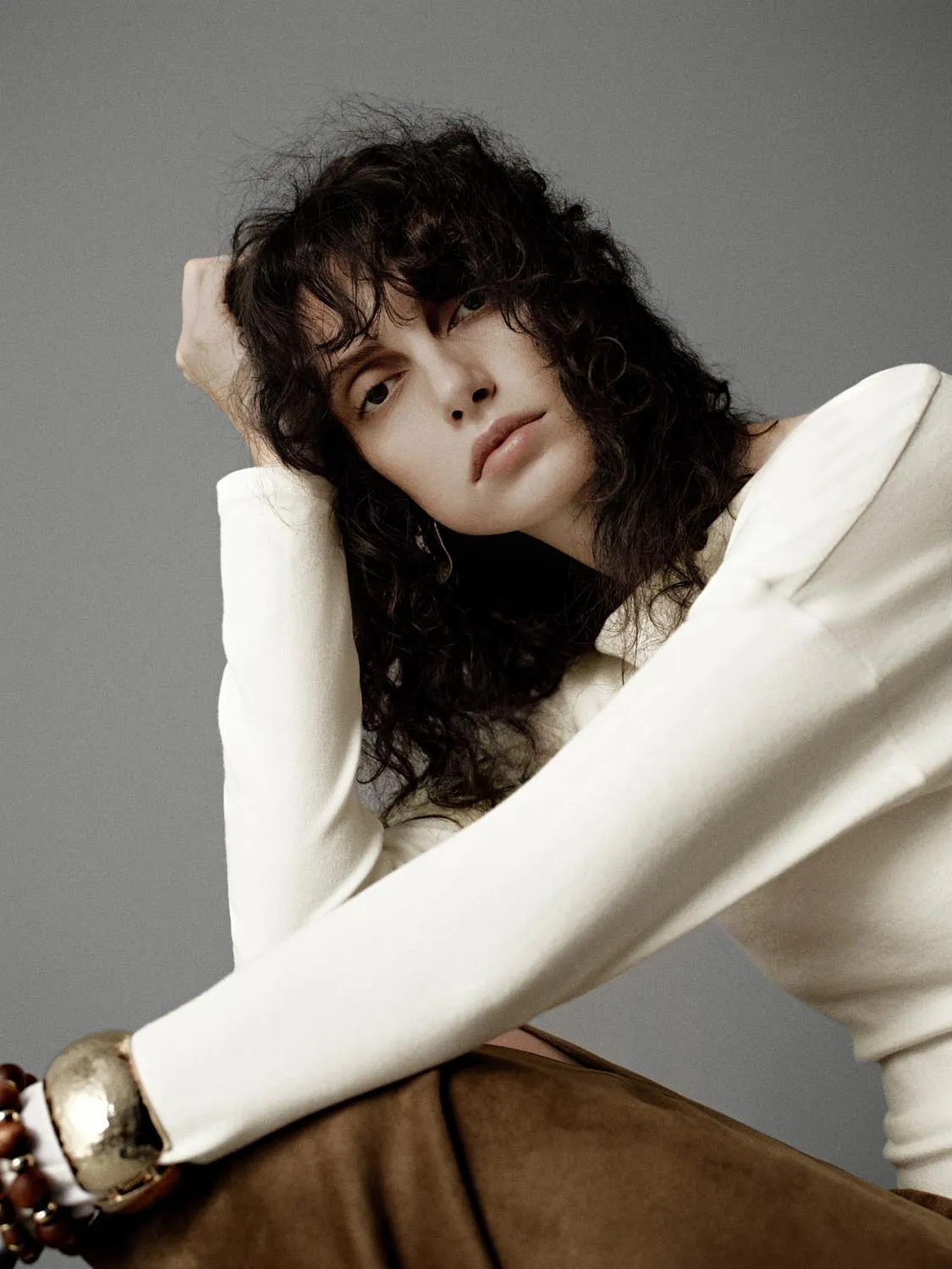 Ruched Flare Long Sleeve T-Shirts sold by Urban Revivo product image thumbnail 3