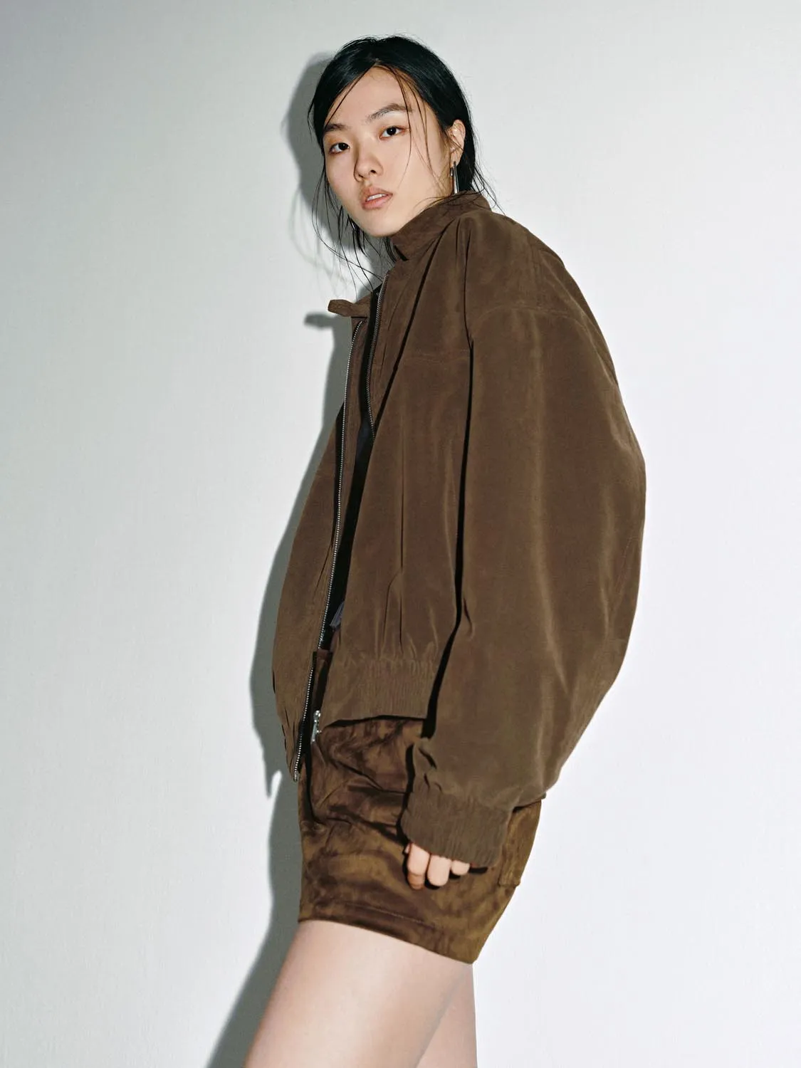 Bubble Hem Bomber Jackets sold by Urban Revivo product image thumbnail 2